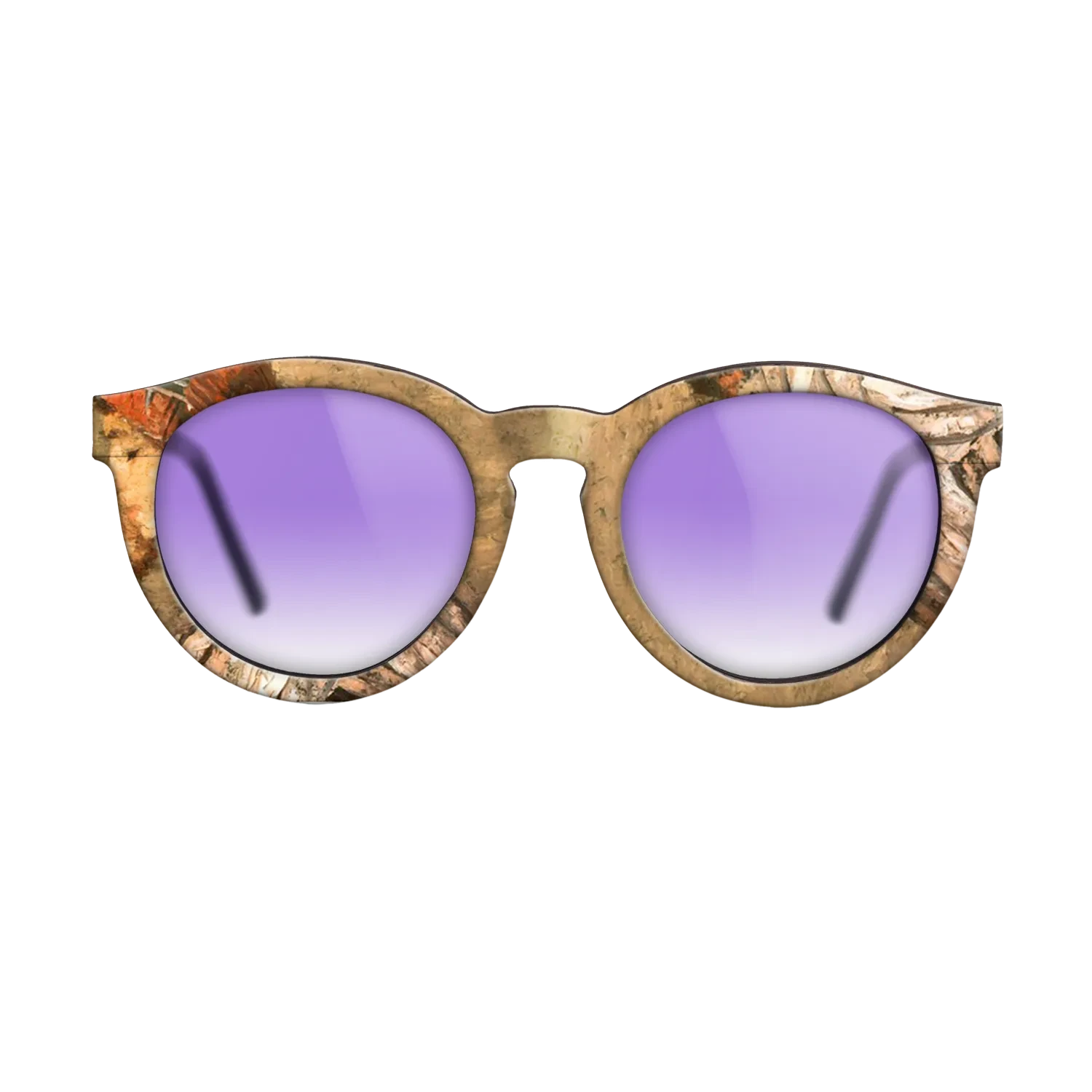 Oil Painting on Straight Grain Walnut: Rococo - Woman Worker, 1893 - Stefan Luchian - The Rebel - Round - 1781 - SIRIS wood optic