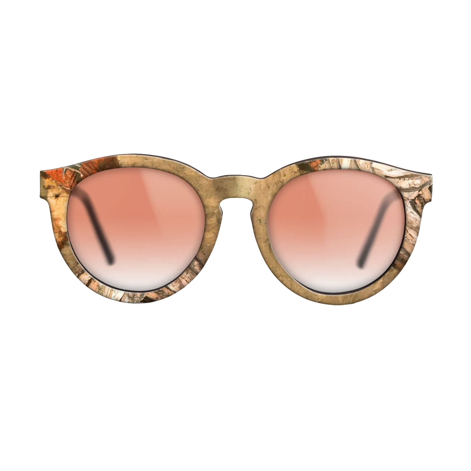 Oil Painting on Straight Grain Walnut: Rococo - Woman Worker, 1893 - Stefan Luchian - The Rebel - Round - 1781 - SIRIS wood optic