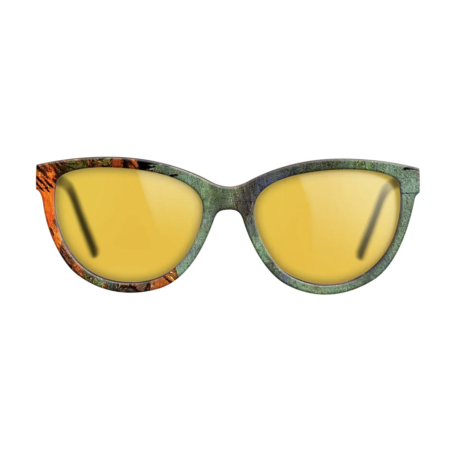 Oil Painting on Straight Grain Walnut: Rococo - Wooden Sheds, 1889 - Vincent van Gogh - The Maiden - Cat - 865 - SIRIS wood optic