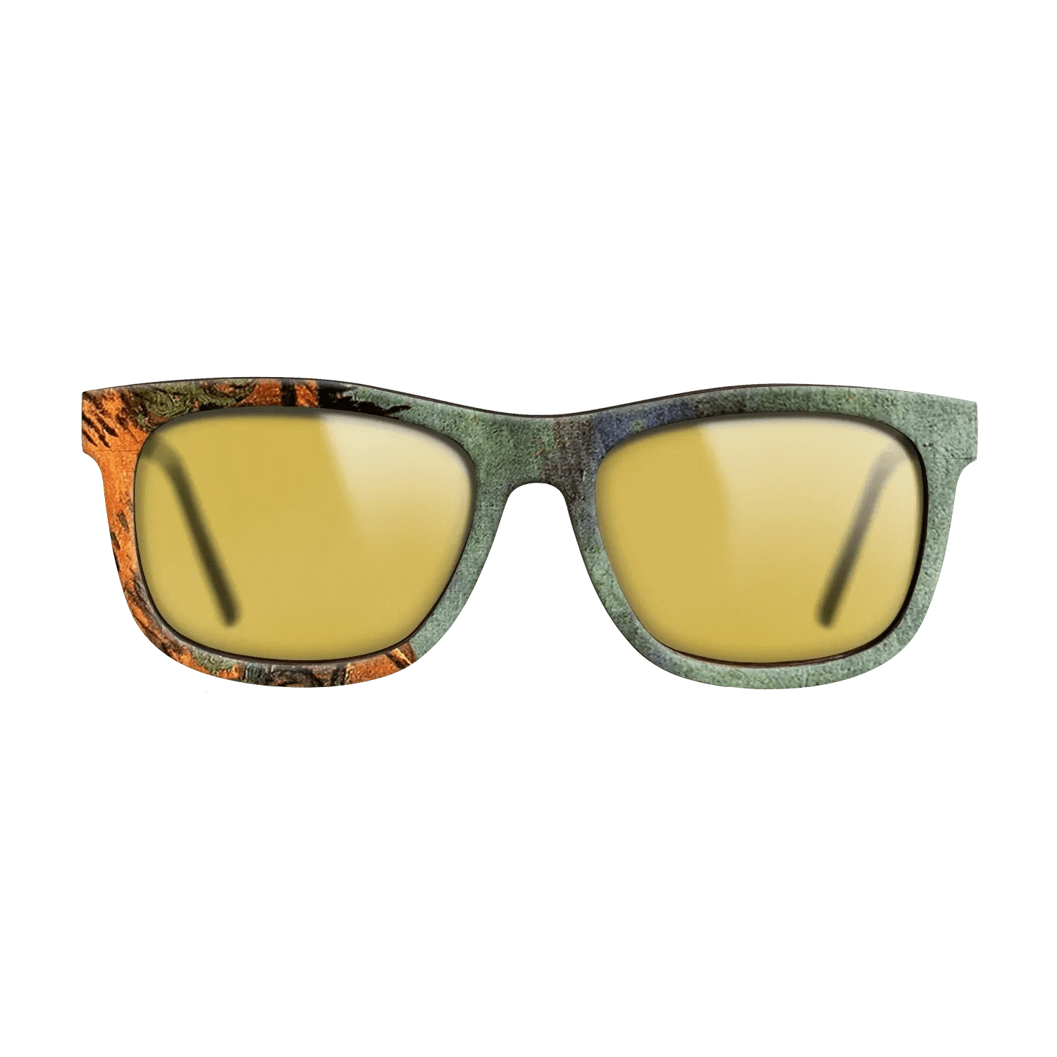 Oil Painting on Straight Grain Walnut: Rococo - Wooden Sheds, 1889 - Vincent van Gogh - The Hero - Square - 865 - SIRIS wood optic