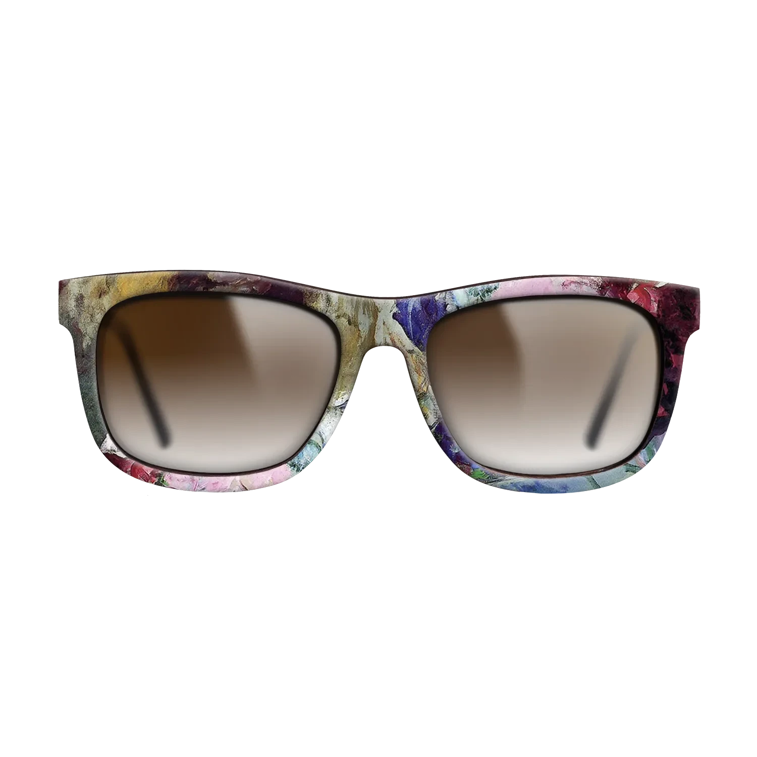 Oil Painting on Straight Grain Walnut: Rococo - Young Girl Holding a Loose Bouquet, c.1880 - Mary Cassatt - The Hero - Square - 1452 - SIRIS wood optic