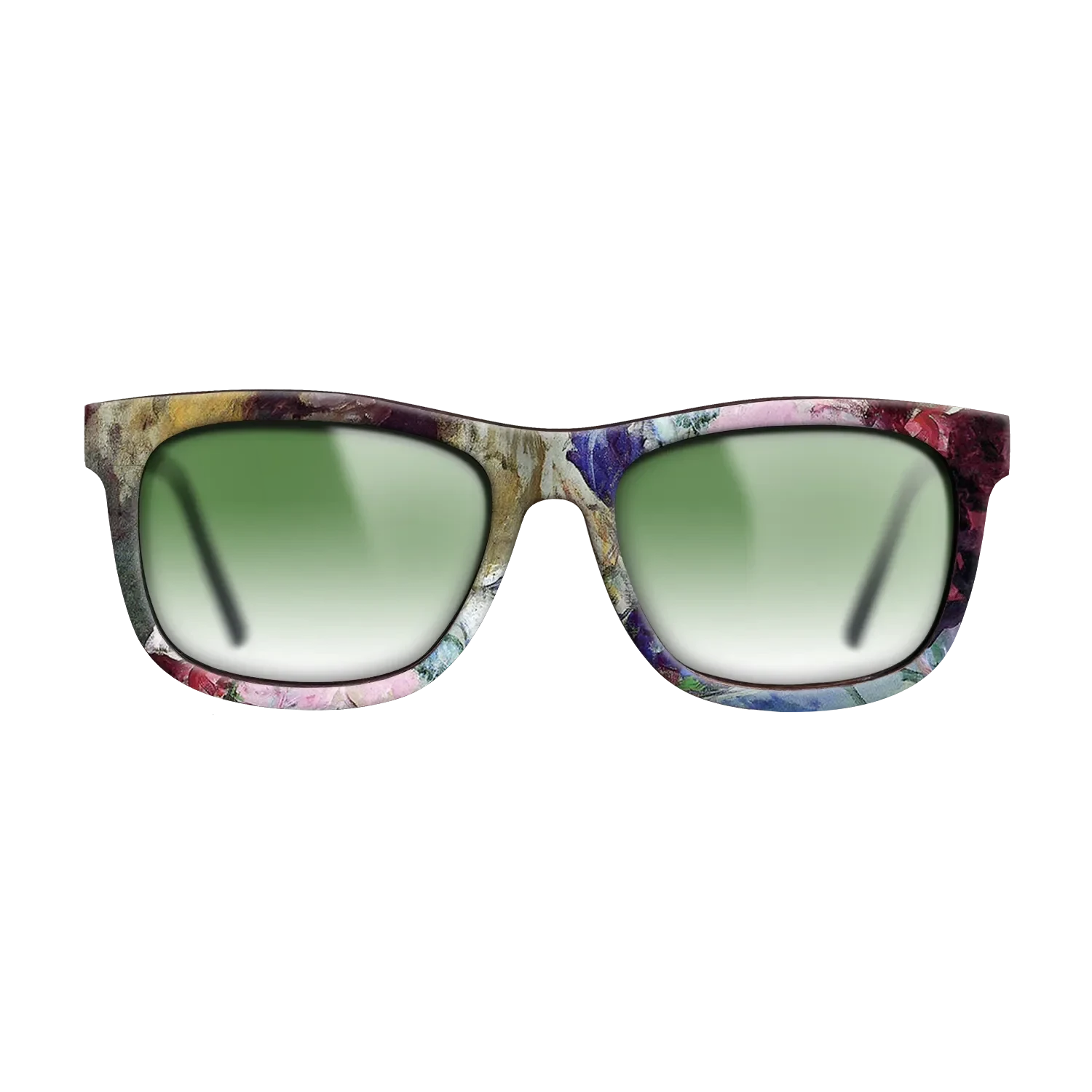 Oil Painting on Straight Grain Walnut: Rococo - Young Girl Holding a Loose Bouquet, c.1880 - Mary Cassatt - The Hero - Square - 1452 - SIRIS wood optic