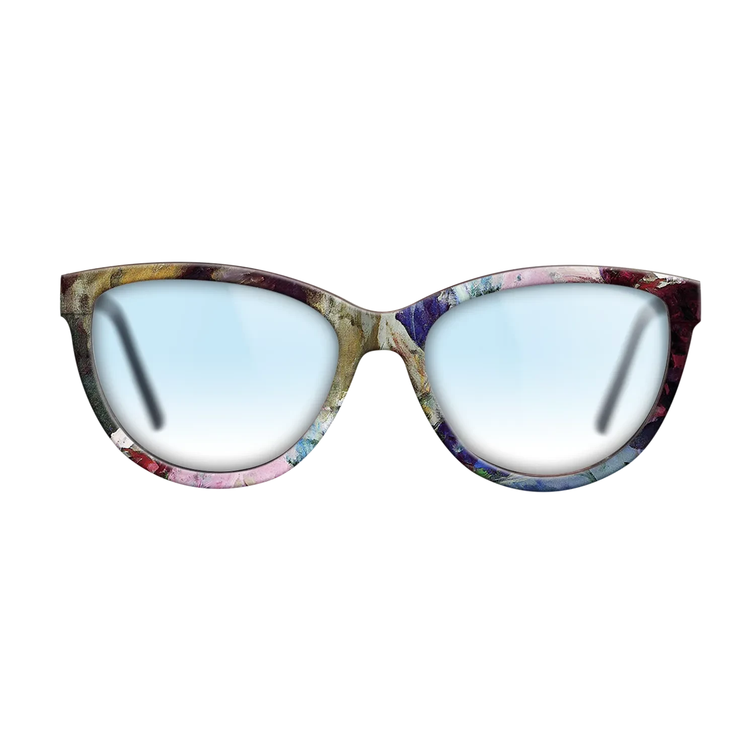 Oil Painting on Straight Grain Walnut: Rococo - Young Girl Holding a Loose Bouquet, c.1880 - Mary Cassatt - The Maiden - Cat - 1452 - SIRIS wood optic