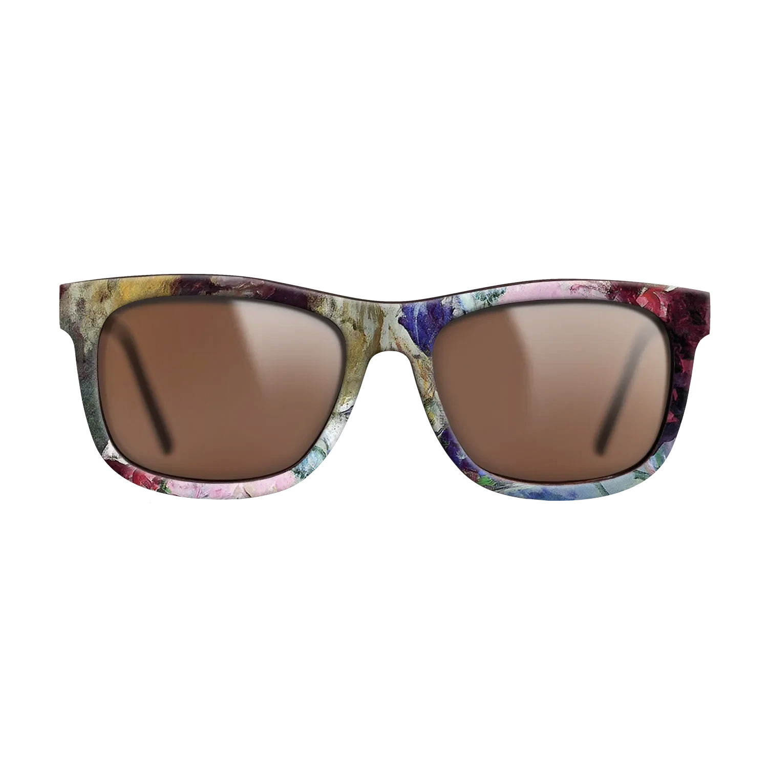 Oil Painting on Straight Grain Walnut: Rococo - Young Girl Holding a Loose Bouquet, c.1880 - Mary Cassatt - The Hero - Square - 1452 - SIRIS wood optic