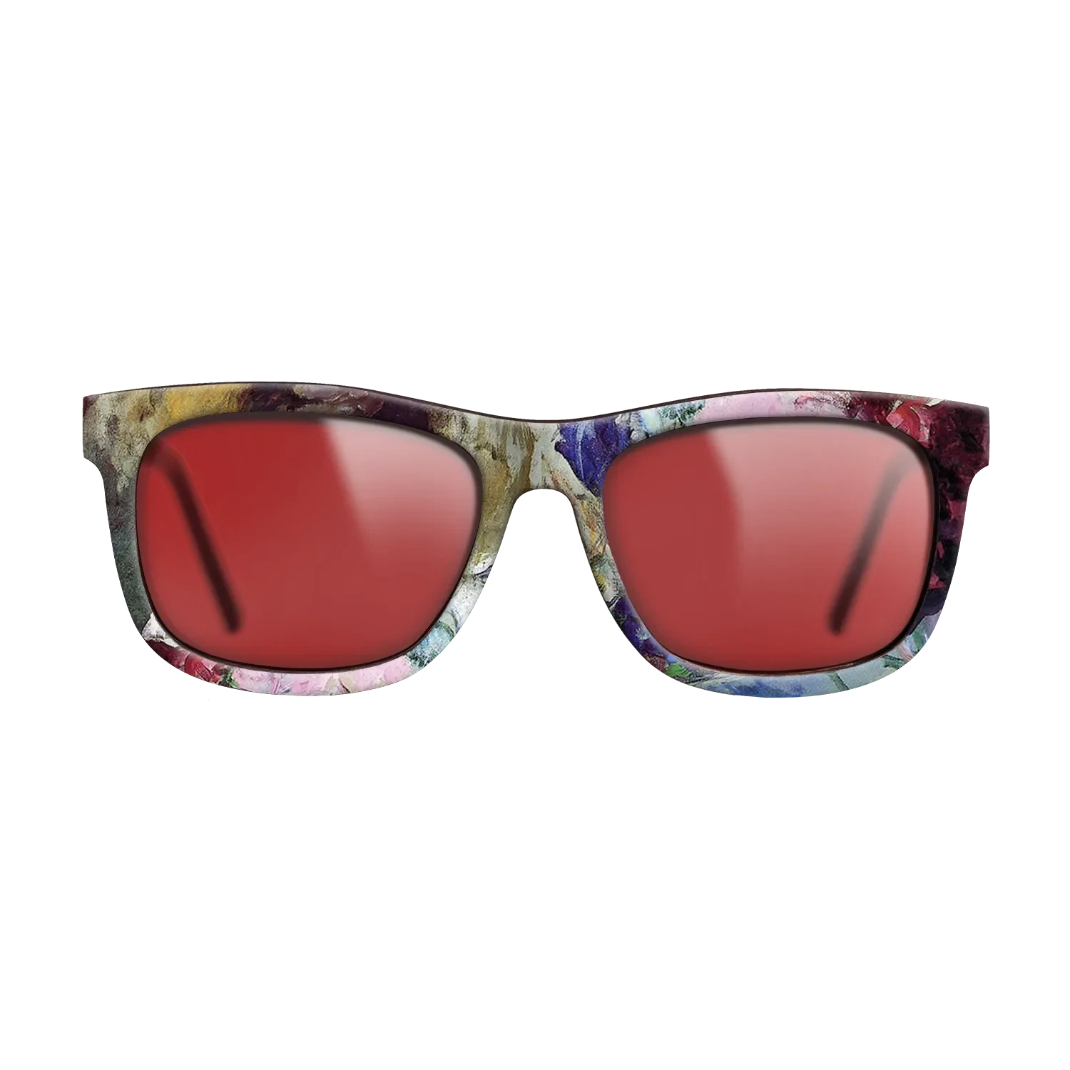 Oil Painting on Straight Grain Walnut: Rococo - Young Girl Holding a Loose Bouquet, c.1880 - Mary Cassatt - The Hero - Square - 1452 - SIRIS wood optic