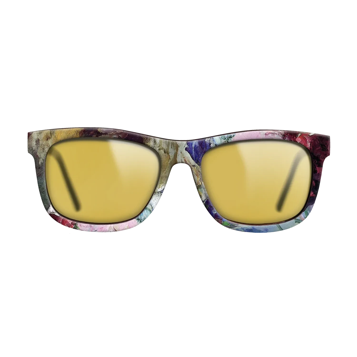 Oil Painting on Straight Grain Walnut: Rococo - Young Girl Holding a Loose Bouquet, c.1880 - Mary Cassatt - The Hero - Square - 1452 - SIRIS wood optic