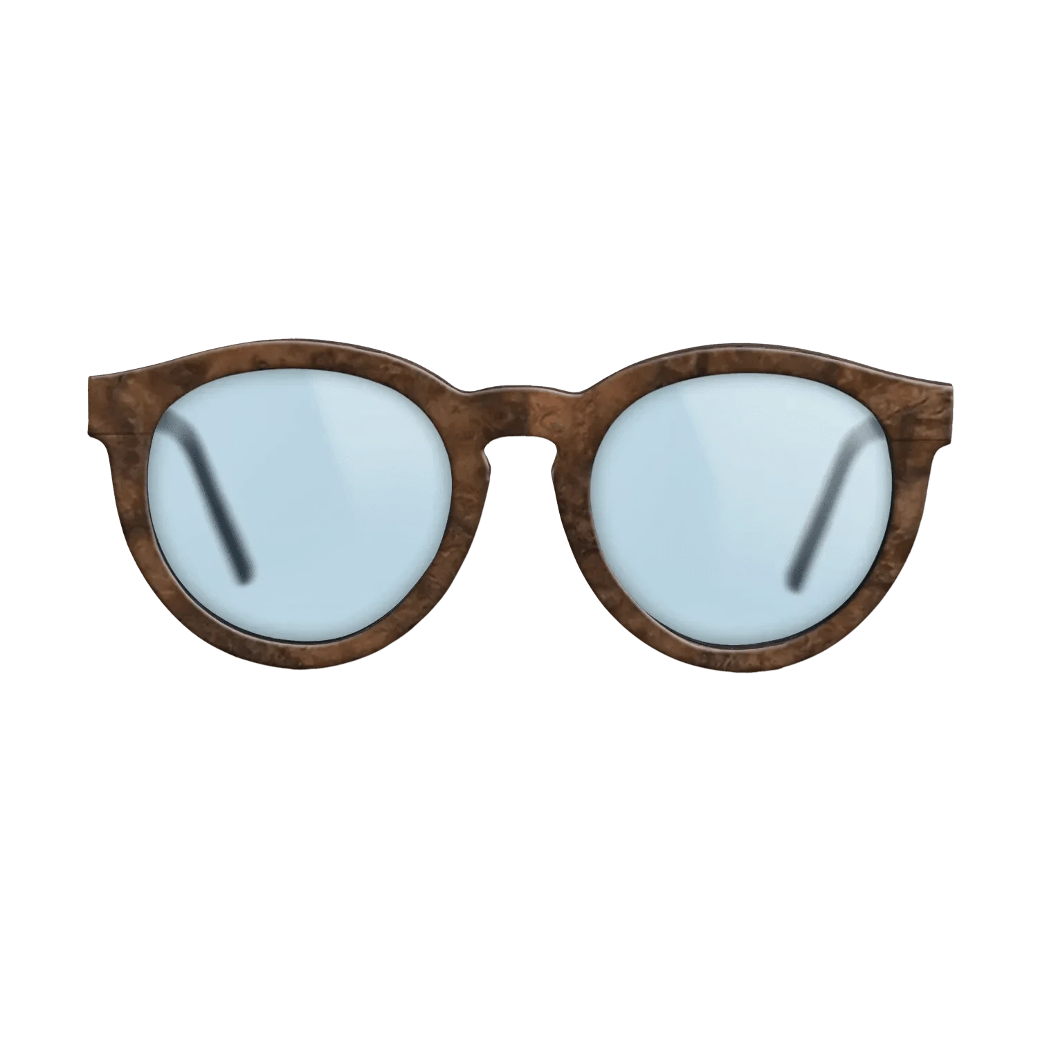 Walnut Burl,Walnut: Straight Grain: Single Cut - The Rebel - Round - 1831 - SIRIS wood optic