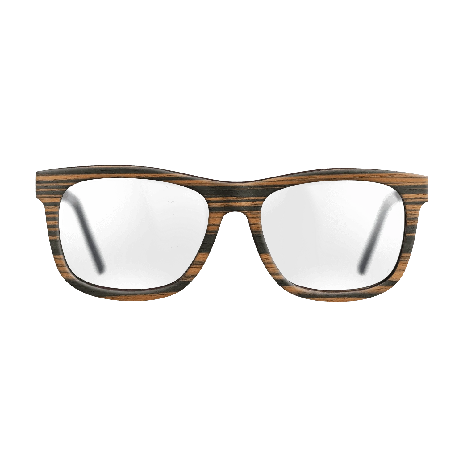 Italian Ebony,Walnut: Straight Grain: Single Cut - The Hero - Square - 1046 - SIRIS wood optic