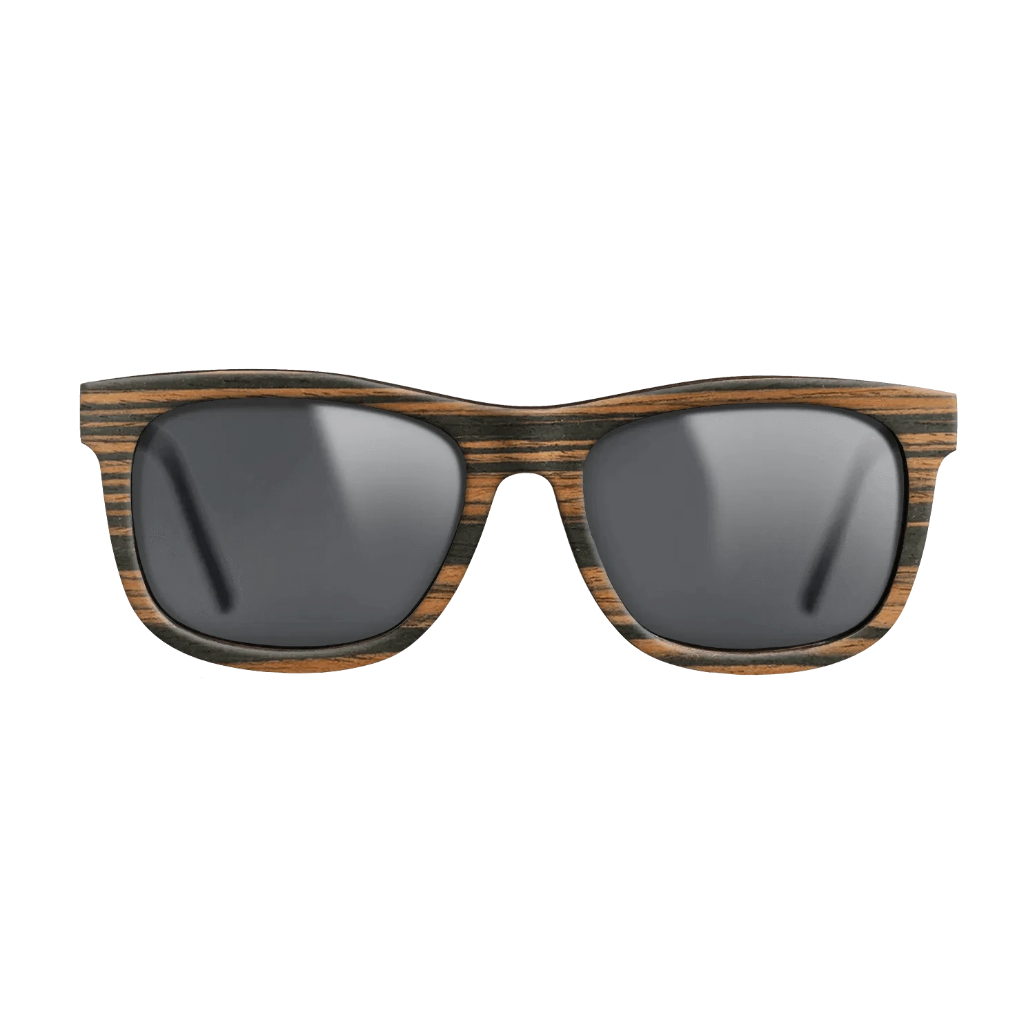 Italian Ebony,Walnut: Straight Grain: Single Cut - The Hero - Square - 1046 - SIRIS wood optic
