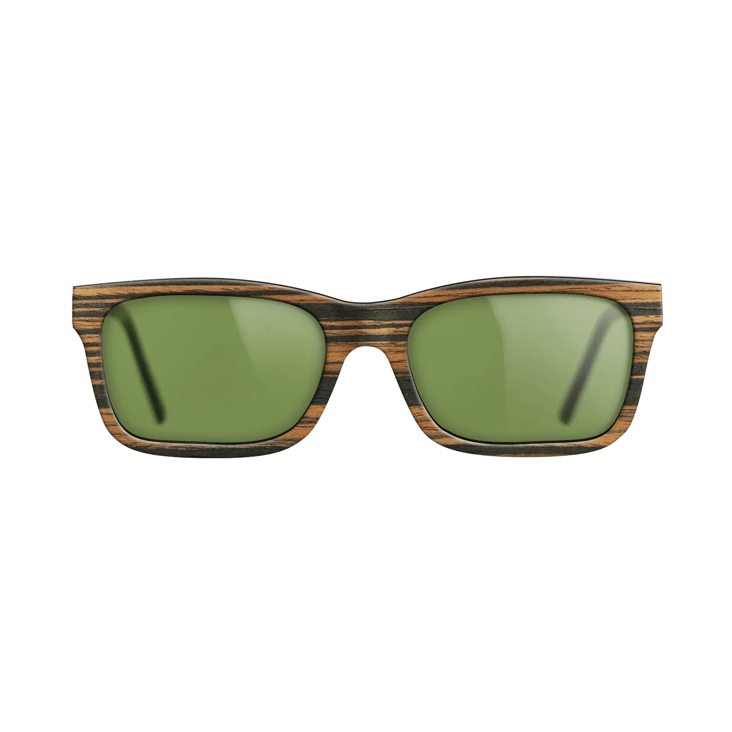 Italian Ebony,Walnut: Straight Grain: Single Cut - The Sage - Rectangle - 1046 - SIRIS wood optic