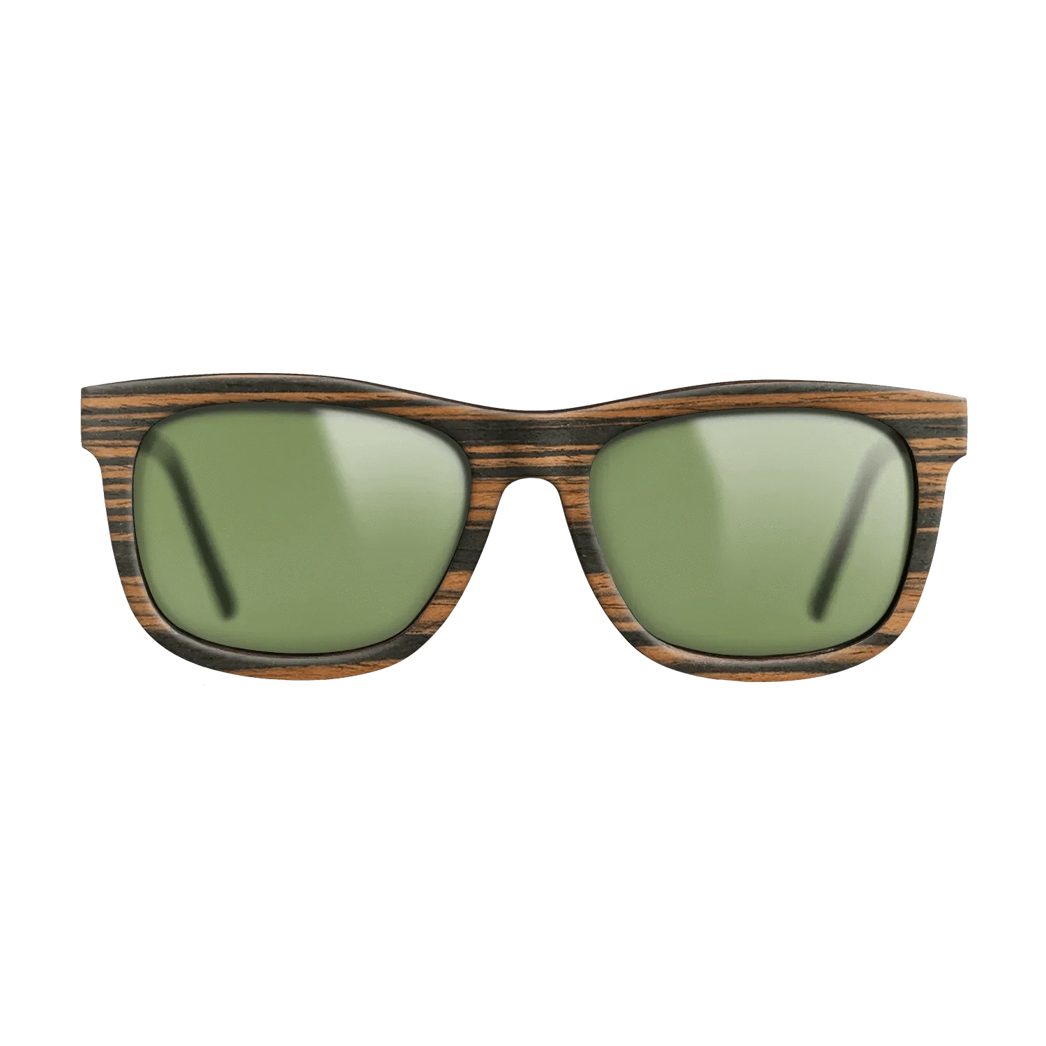 Italian Ebony,Walnut: Straight Grain: Single Cut - The Hero - Square - 1046 - SIRIS wood optic