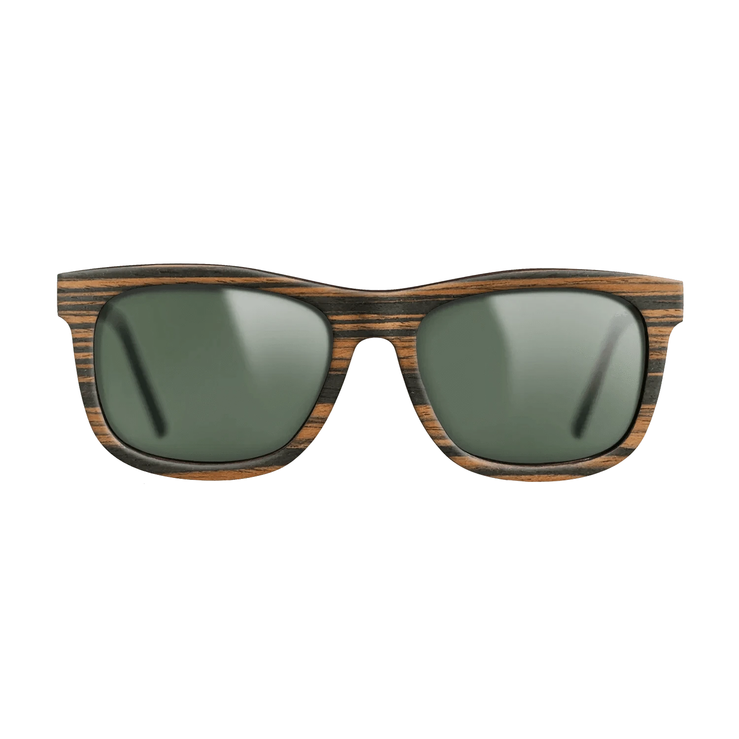 Italian Ebony,Walnut: Straight Grain: Single Cut - The Hero - Square - 1046 - SIRIS wood optic
