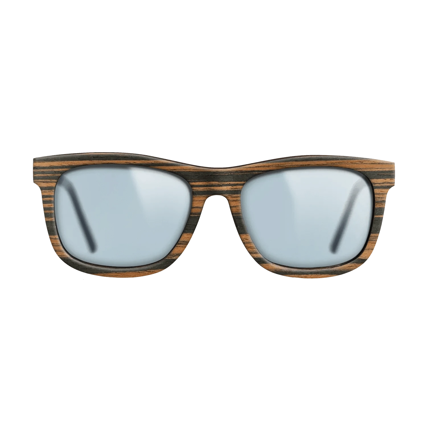 Italian Ebony,Walnut: Straight Grain: Single Cut - The Hero - Square - 1046 - SIRIS wood optic