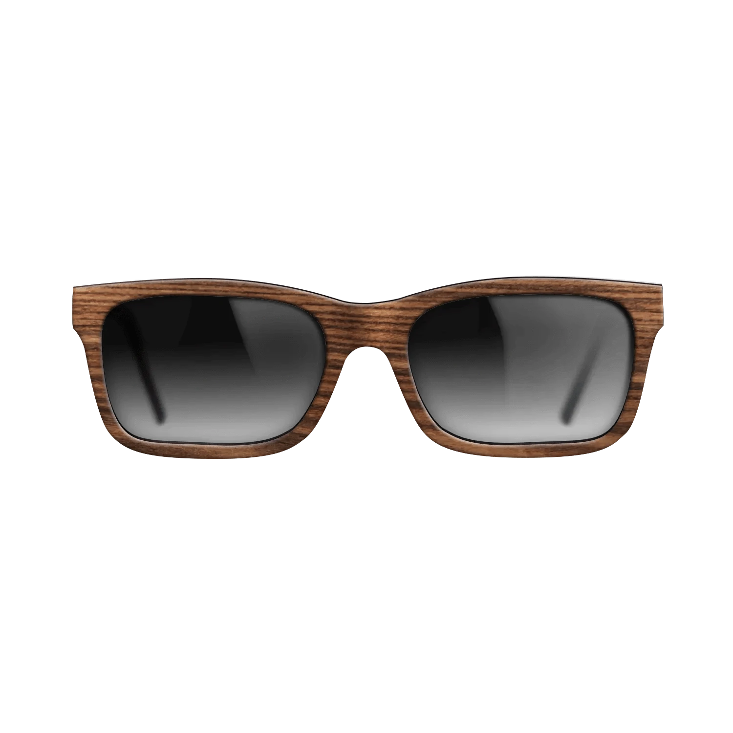 Walnut: Straight Grain,Santos Rosewood Dark: Single Cut - The Sage - Rectangle - 1757 - SIRIS wood optic