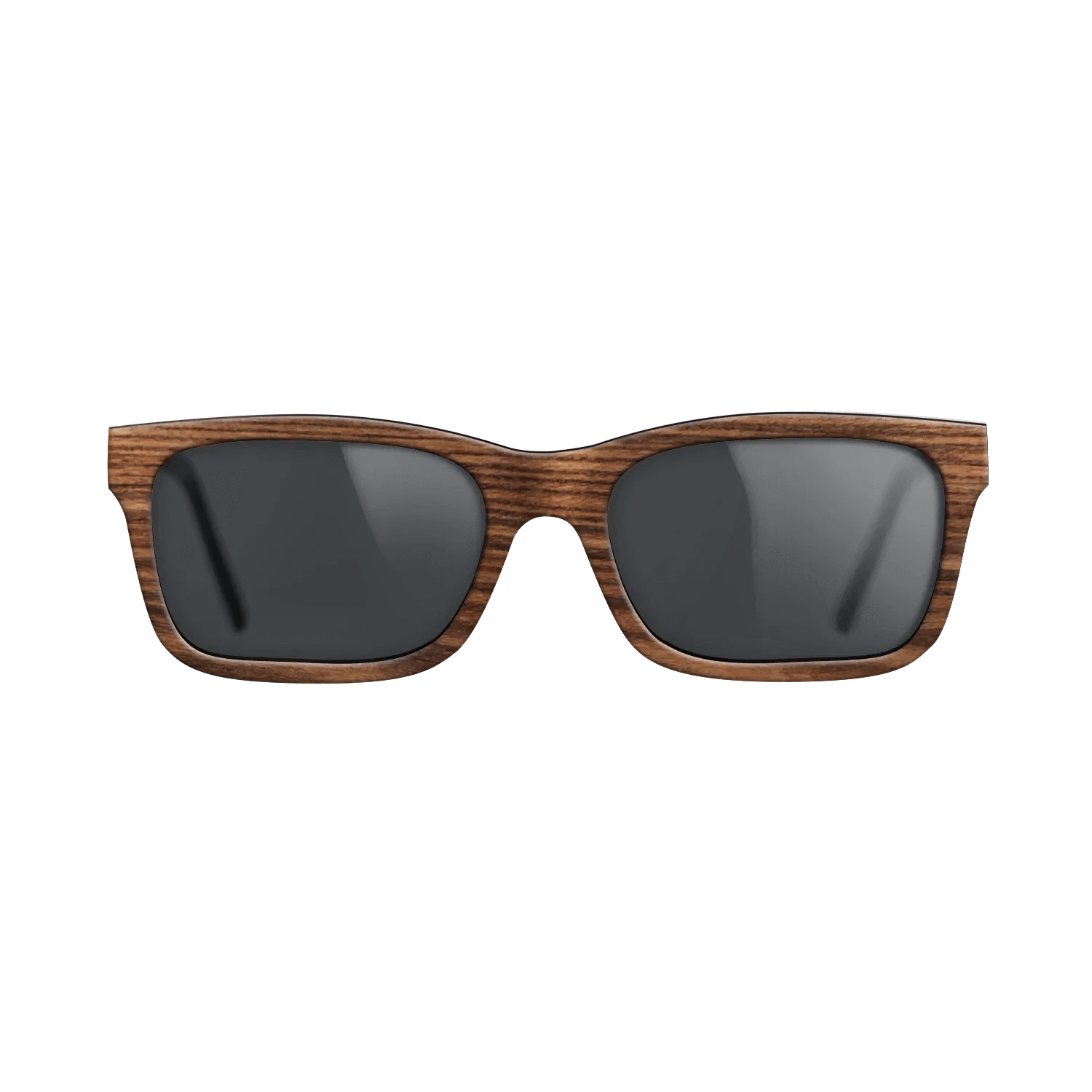 Walnut: Straight Grain,Santos Rosewood Dark: Single Cut - The Sage - Rectangle - 1757 - SIRIS wood optic