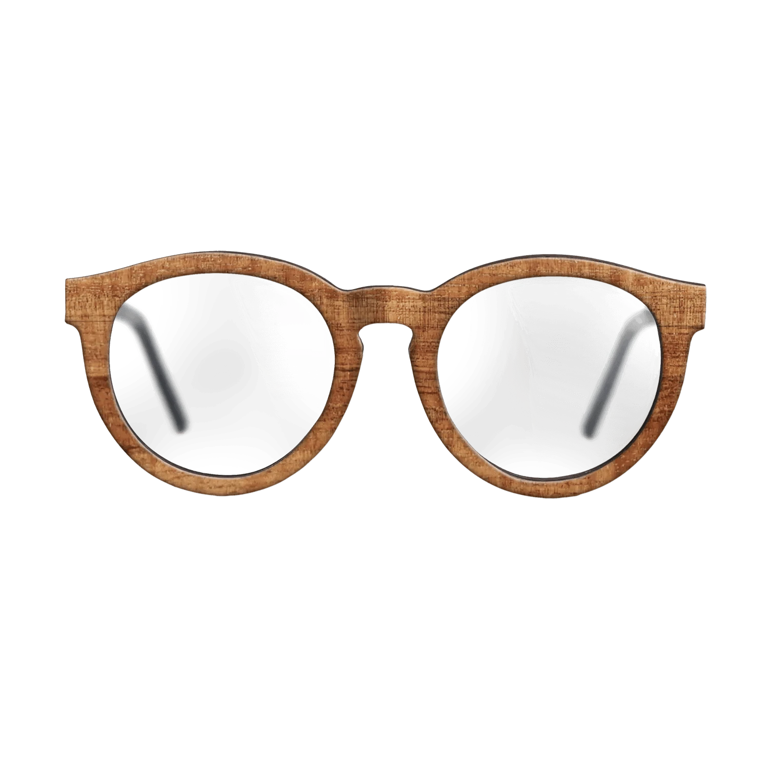 Walnut: Straight Grain,Koa: Single Cut - The Rebel - Round - 1645 - SIRIS wood optic