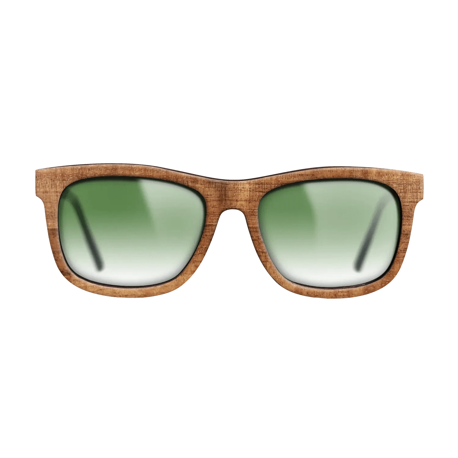 Walnut: Straight Grain,Koa: Single Cut - The Hero - Square - 1645 - SIRIS wood optic