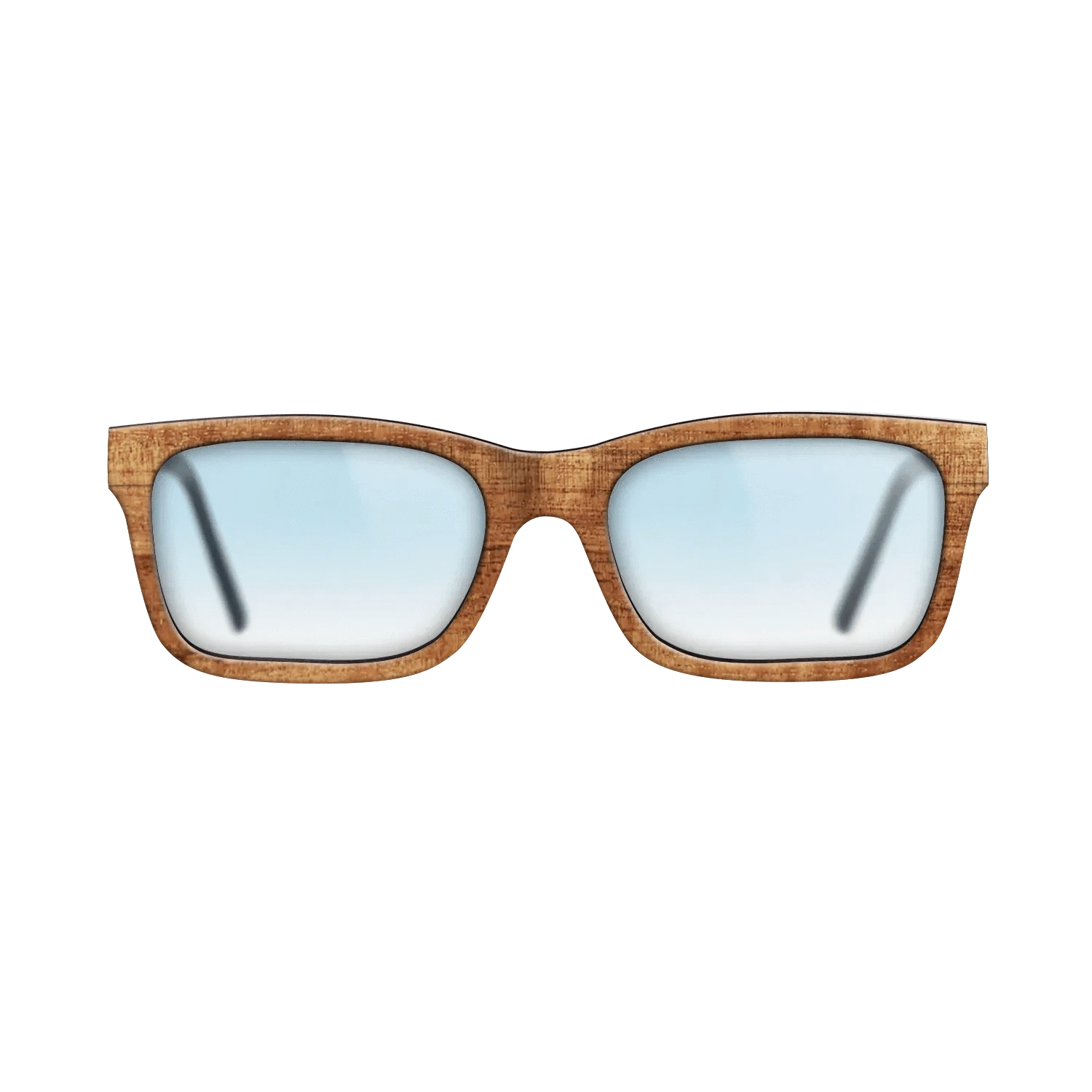 Walnut: Straight Grain,Koa: Single Cut - The Sage - Rectangle - 1645 - SIRIS wood optic