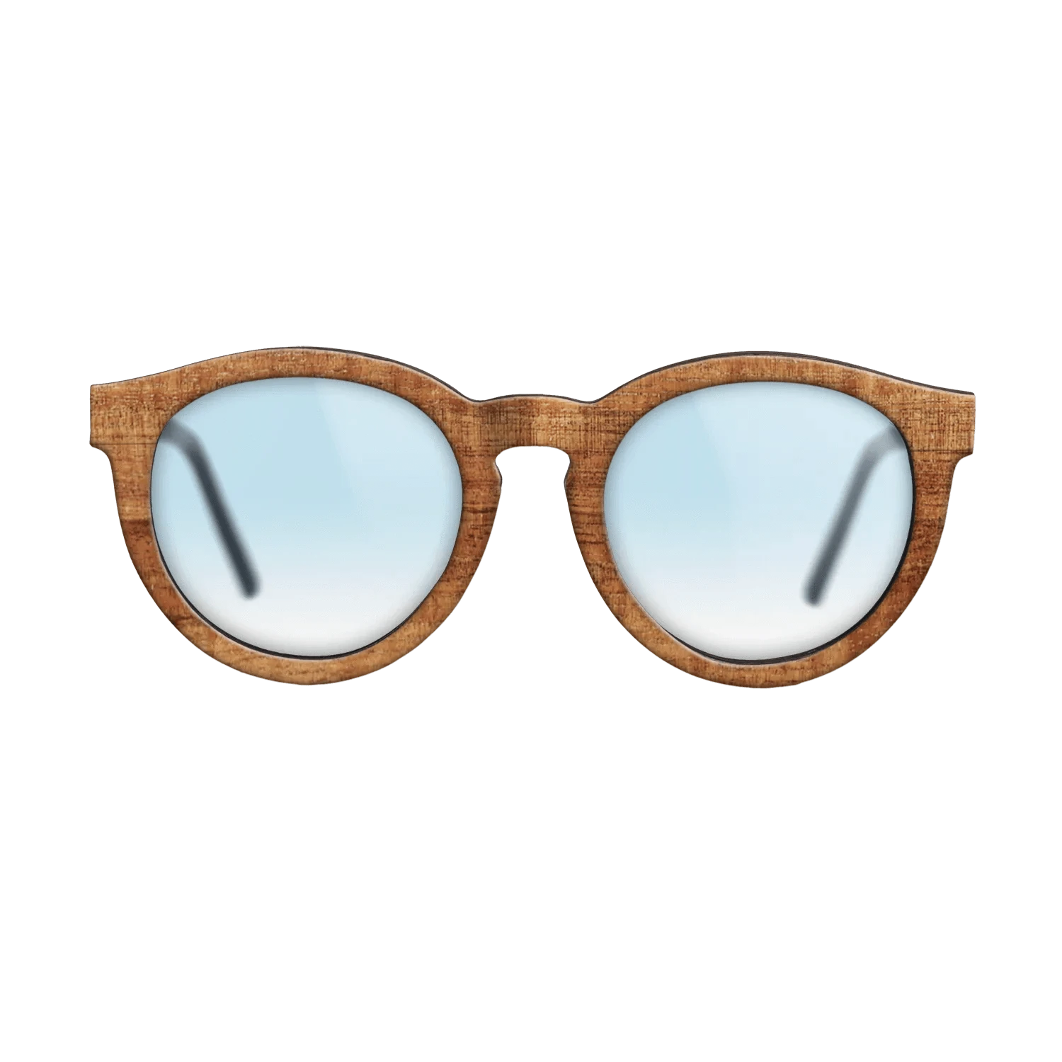 Walnut: Straight Grain,Koa: Single Cut - The Rebel - Round - 1645 - SIRIS wood optic