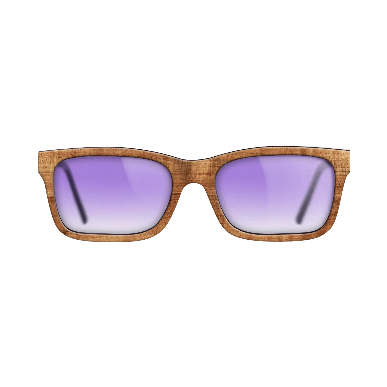 Walnut: Straight Grain,Koa: Single Cut - The Sage - Rectangle - 1645 - SIRIS wood optic