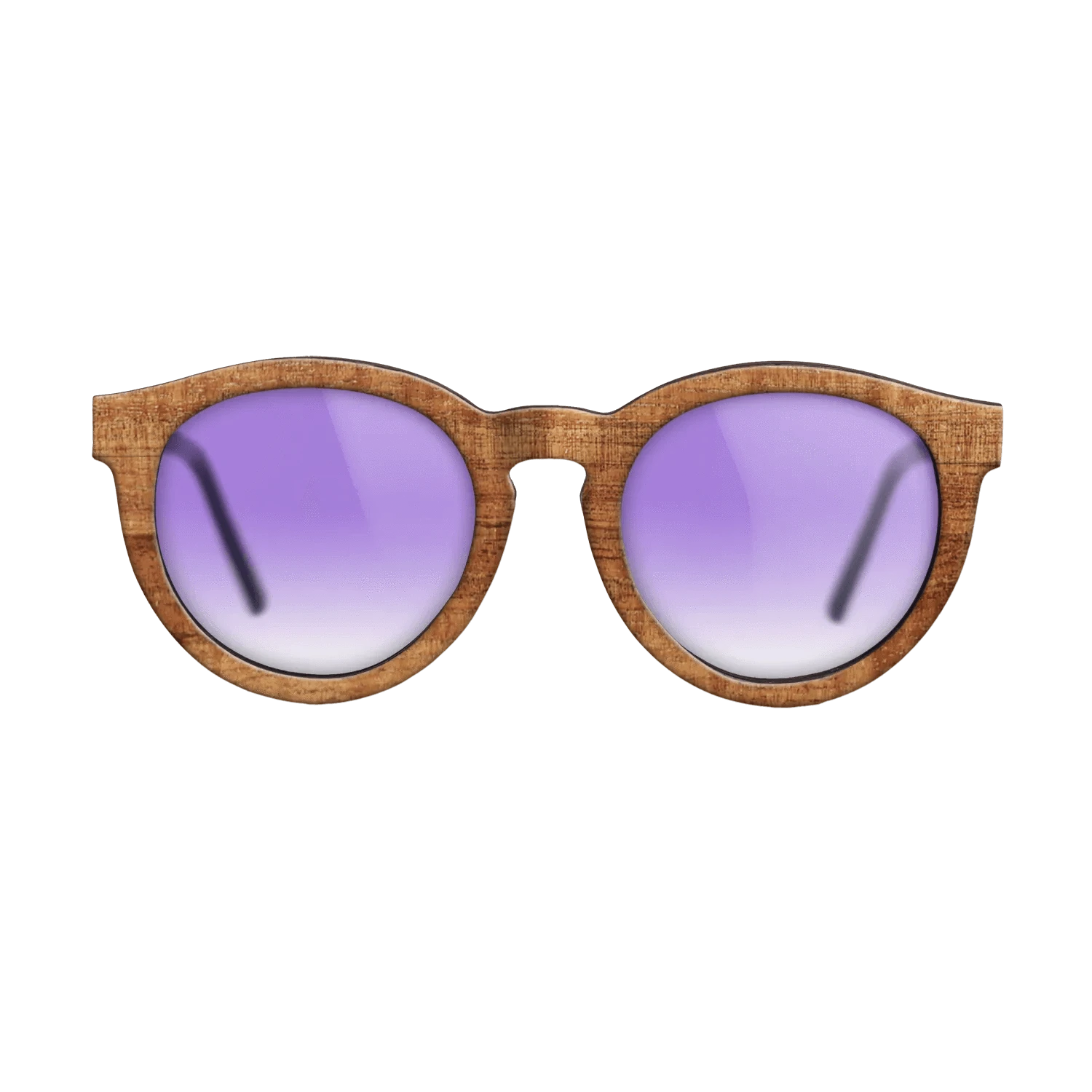 Walnut: Straight Grain,Koa: Single Cut - The Rebel - Round - 1645 - SIRIS wood optic