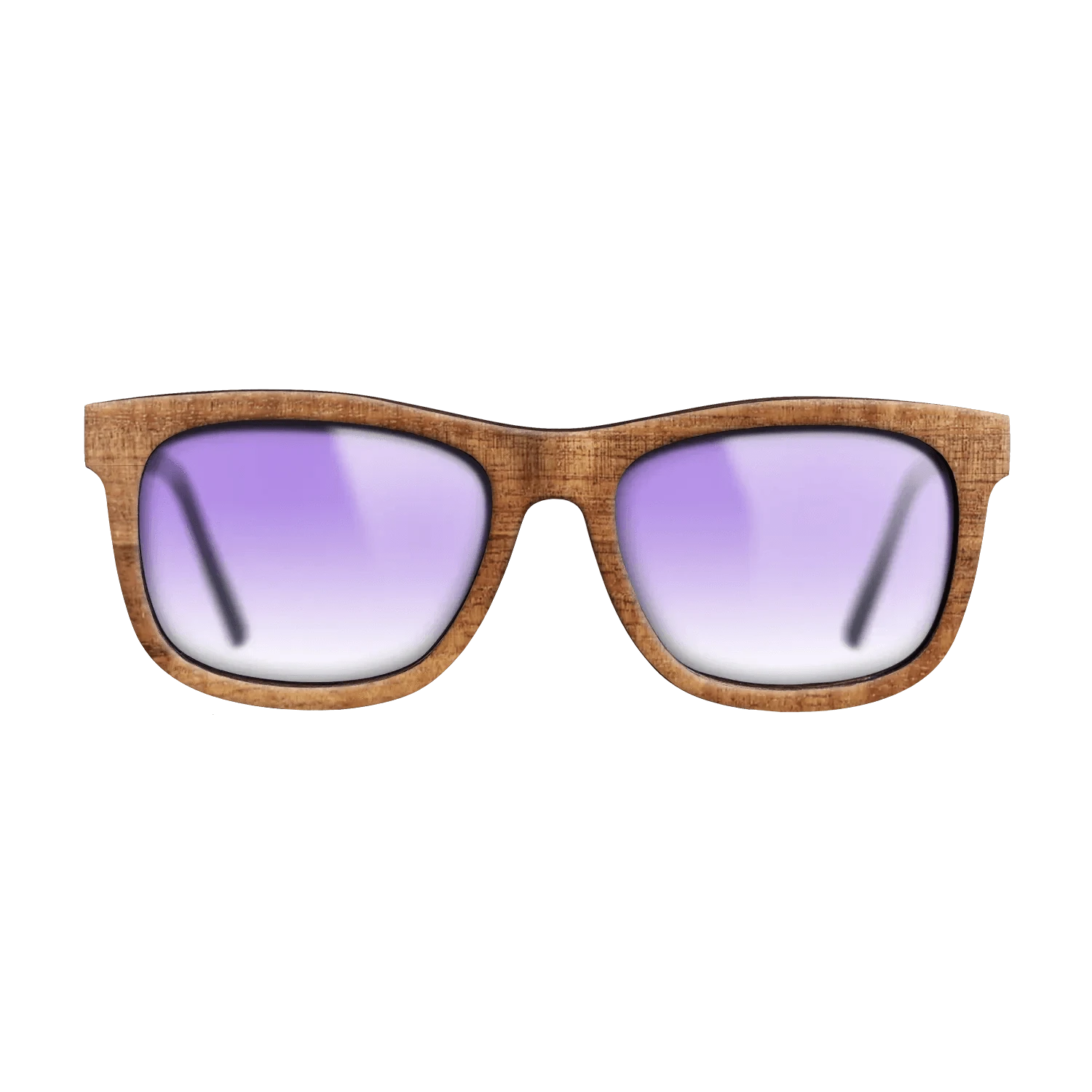 Walnut: Straight Grain,Koa: Single Cut - The Hero - Square - 1645 - SIRIS wood optic