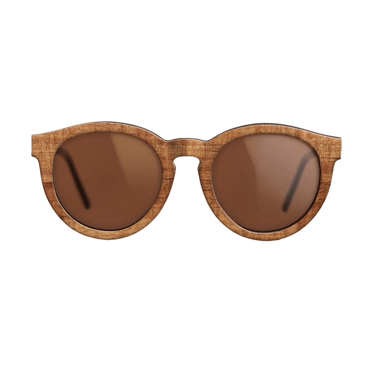 Walnut: Straight Grain,Koa: Single Cut - The Rebel - Round - 1645 - SIRIS wood optic