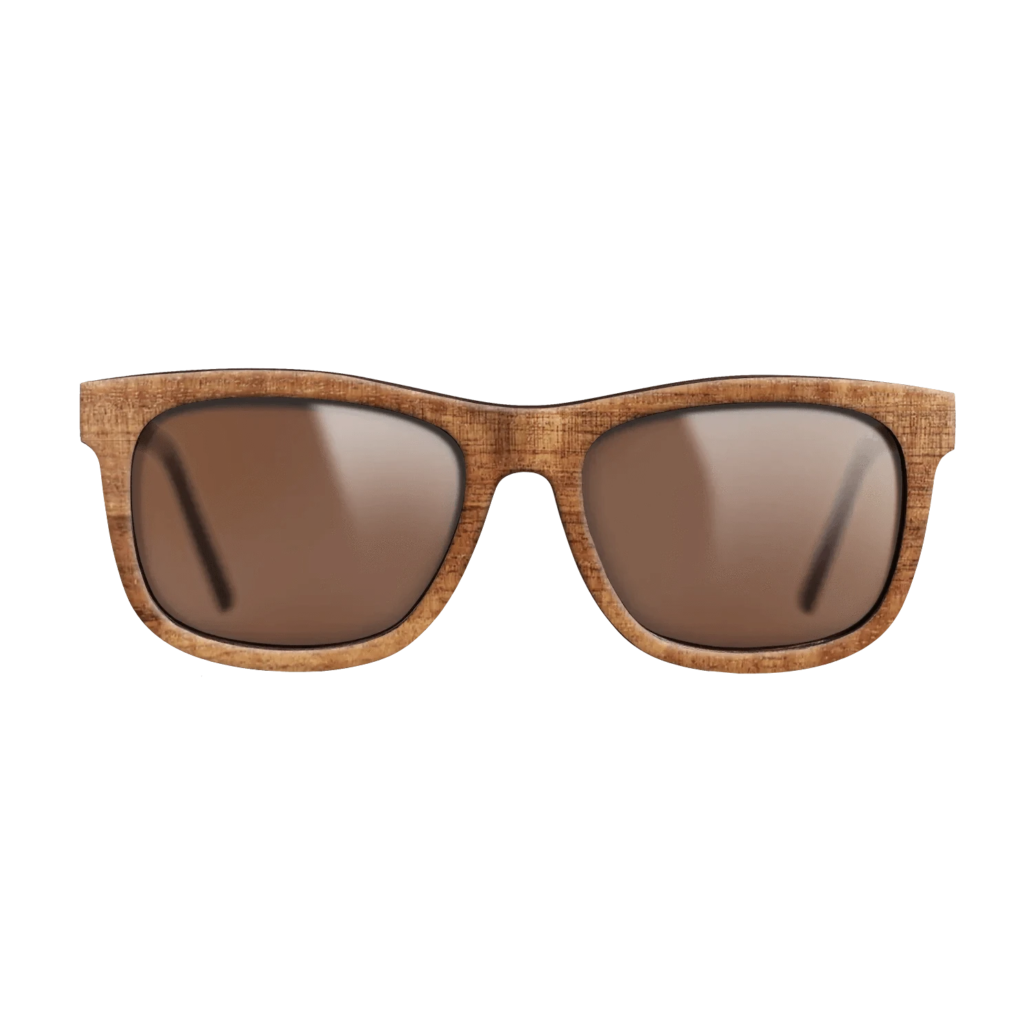 Walnut: Straight Grain,Koa: Single Cut - The Hero - Square - 1645 - SIRIS wood optic