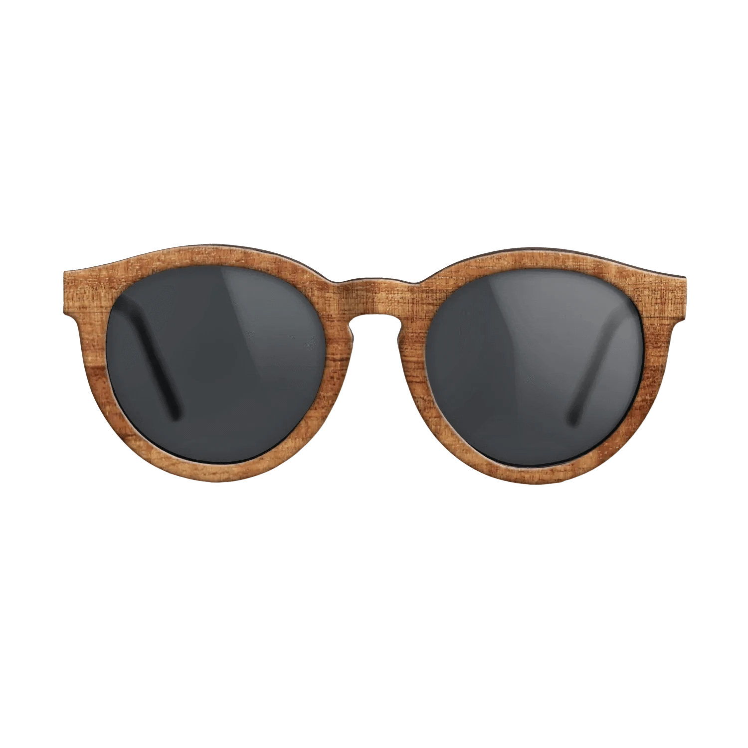 Walnut: Straight Grain,Koa: Single Cut - The Rebel - Round - 1645 - SIRIS wood optic