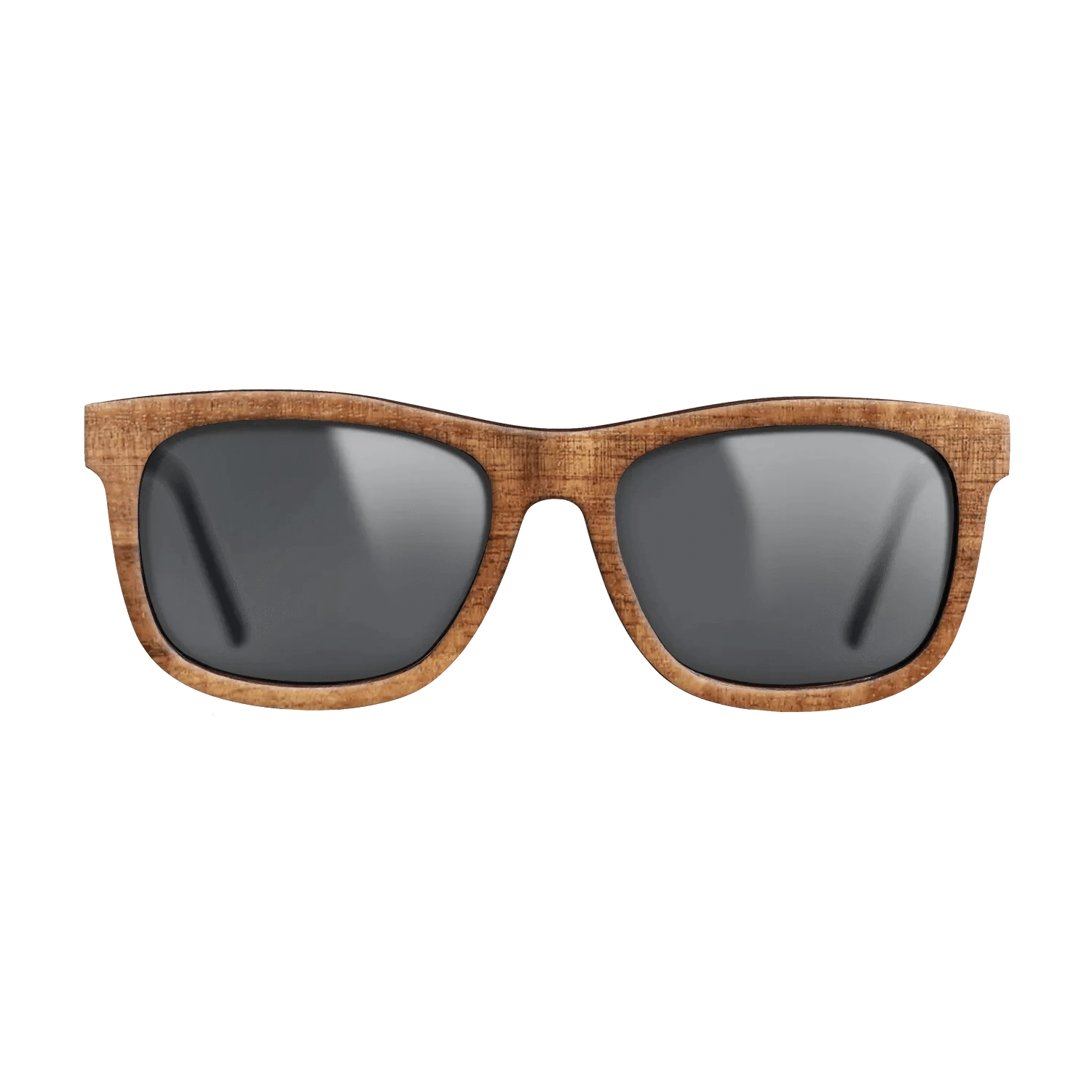 Walnut: Straight Grain,Koa: Single Cut - The Hero - Square - 1645 - SIRIS wood optic
