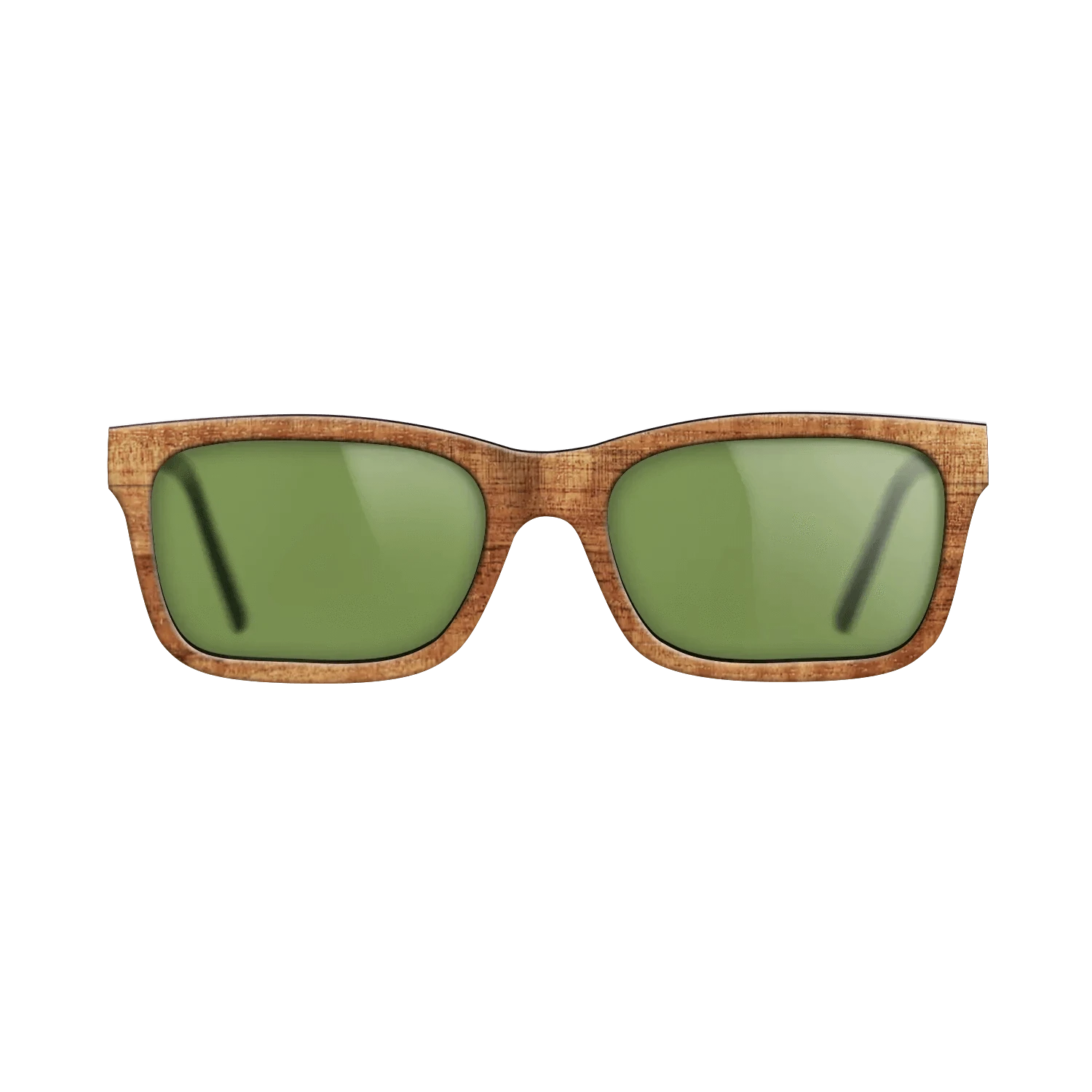 Walnut: Straight Grain,Koa: Single Cut - The Sage - Rectangle - 1645 - SIRIS wood optic