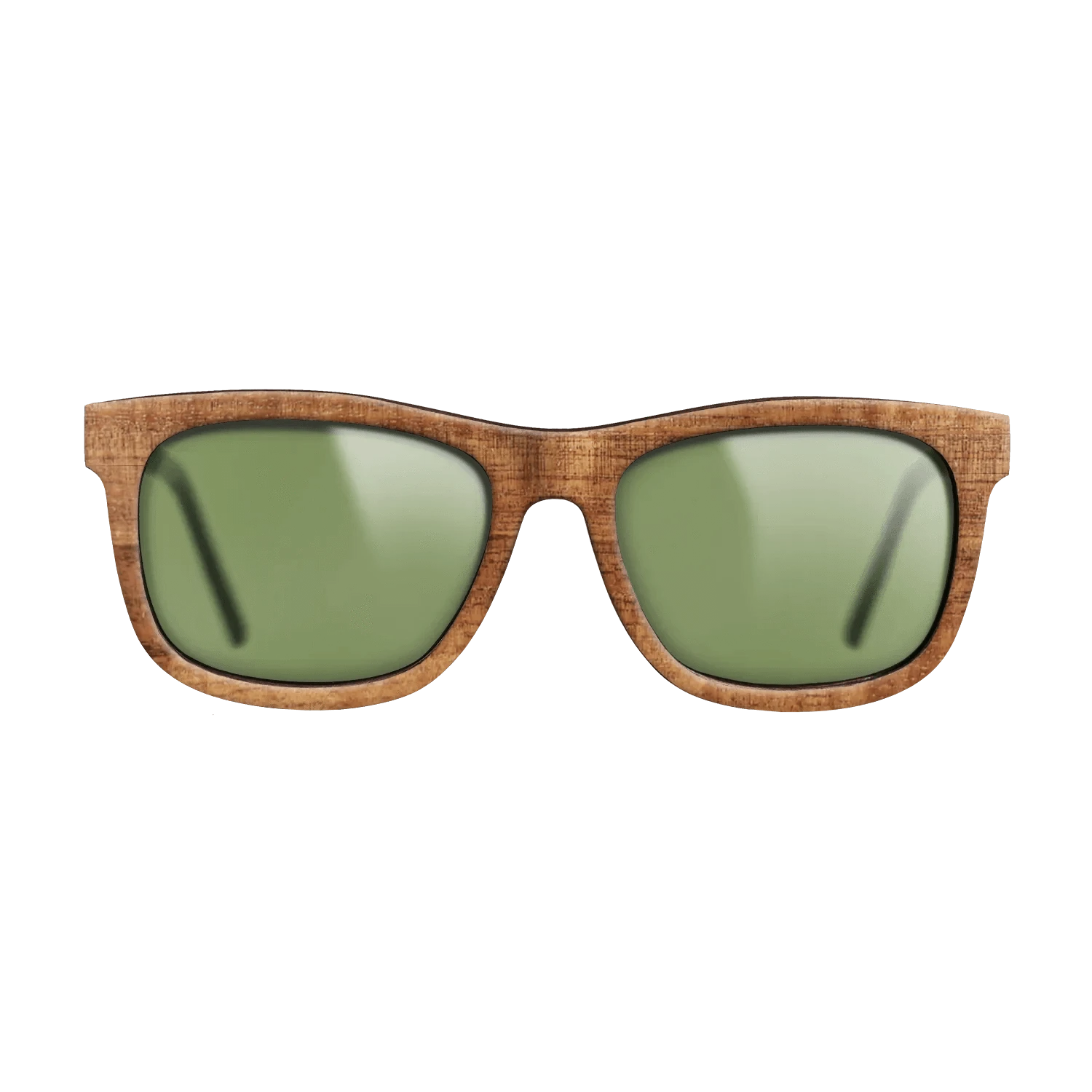 Walnut: Straight Grain,Koa: Single Cut - The Hero - Square - 1645 - SIRIS wood optic