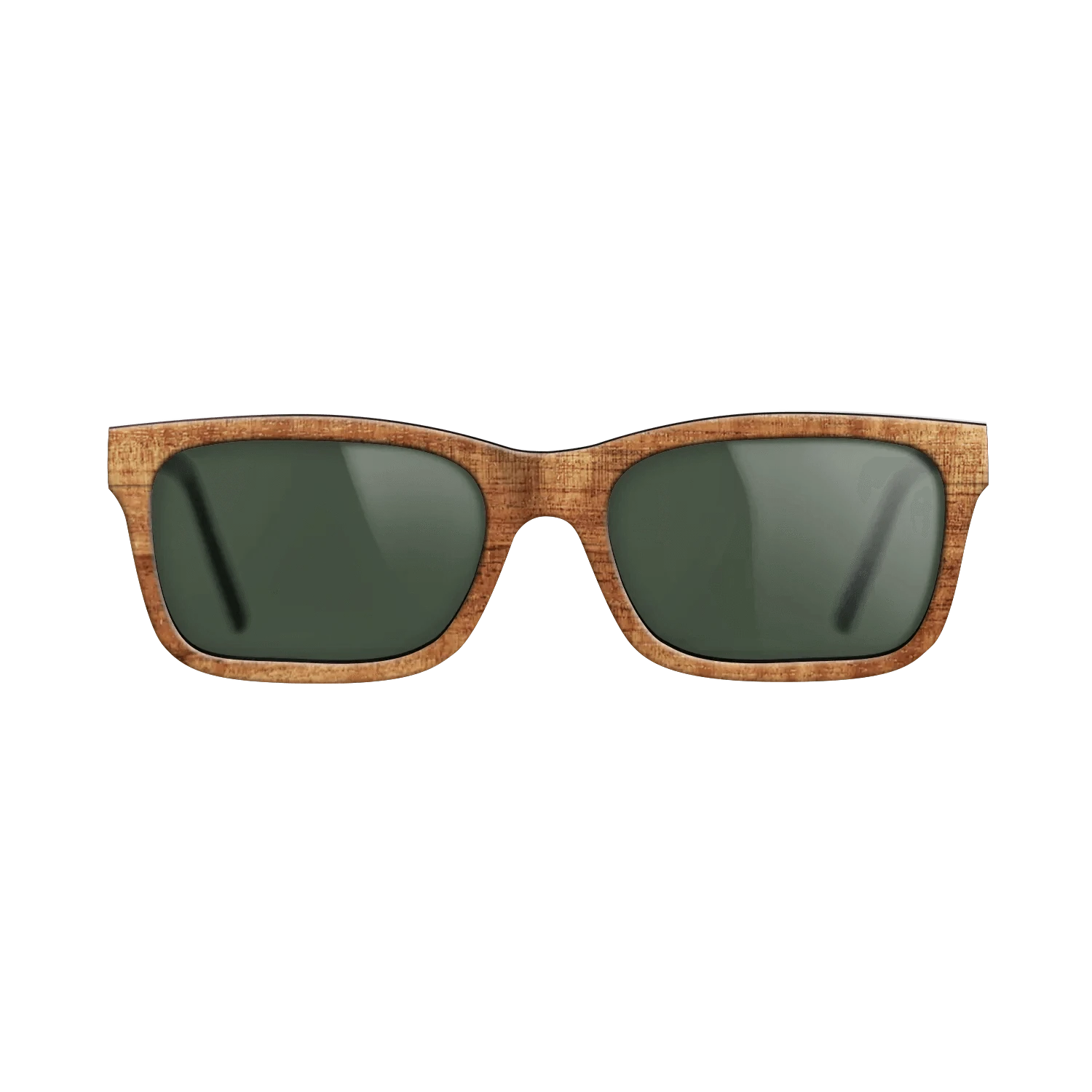 Walnut: Straight Grain,Koa: Single Cut - The Sage - Rectangle - 1645 - SIRIS wood optic