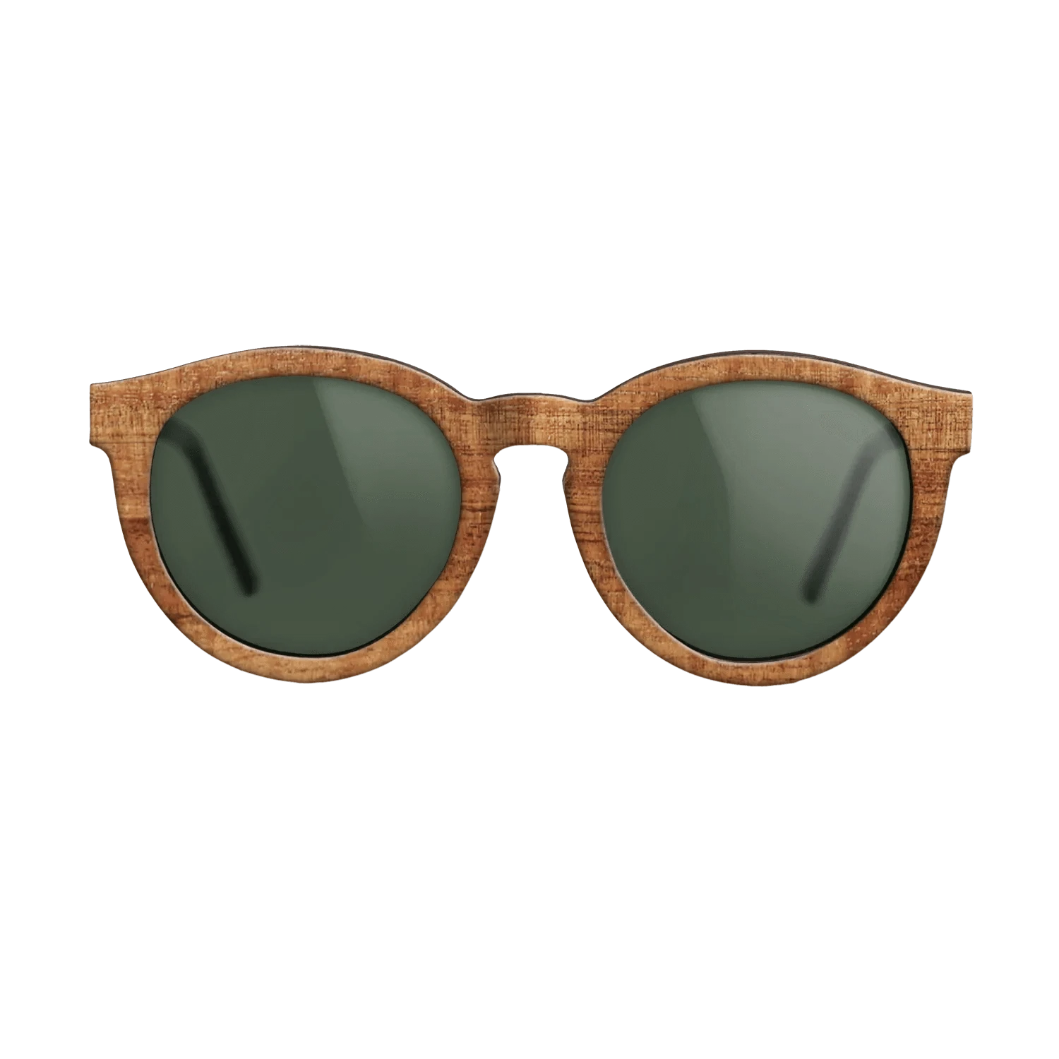 Walnut: Straight Grain,Koa: Single Cut - The Rebel - Round - 1645 - SIRIS wood optic