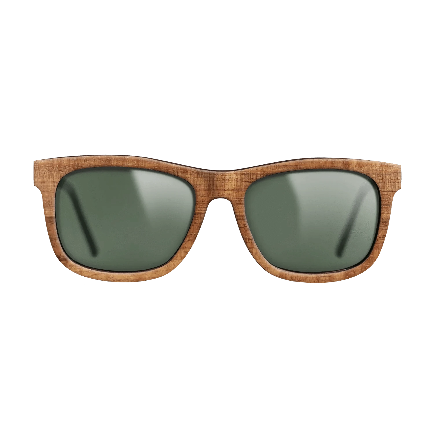 Walnut: Straight Grain,Koa: Single Cut - The Hero - Square - 1645 - SIRIS wood optic
