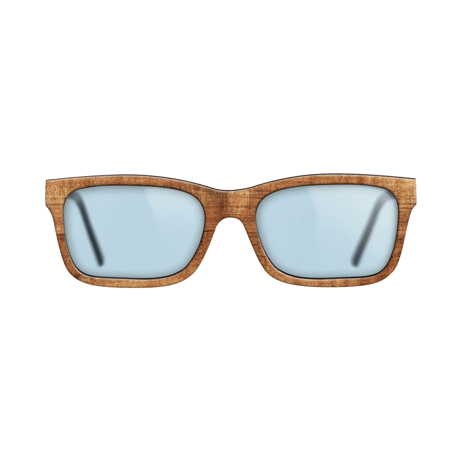 Walnut: Straight Grain,Koa: Single Cut - The Sage - Rectangle - 1645 - SIRIS wood optic