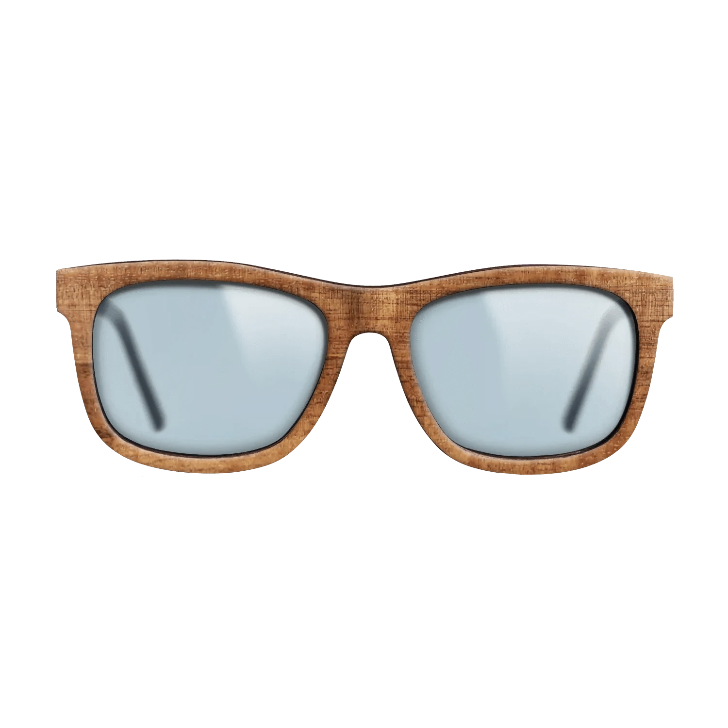 Walnut: Straight Grain,Koa: Single Cut - The Hero - Square - 1645 - SIRIS wood optic