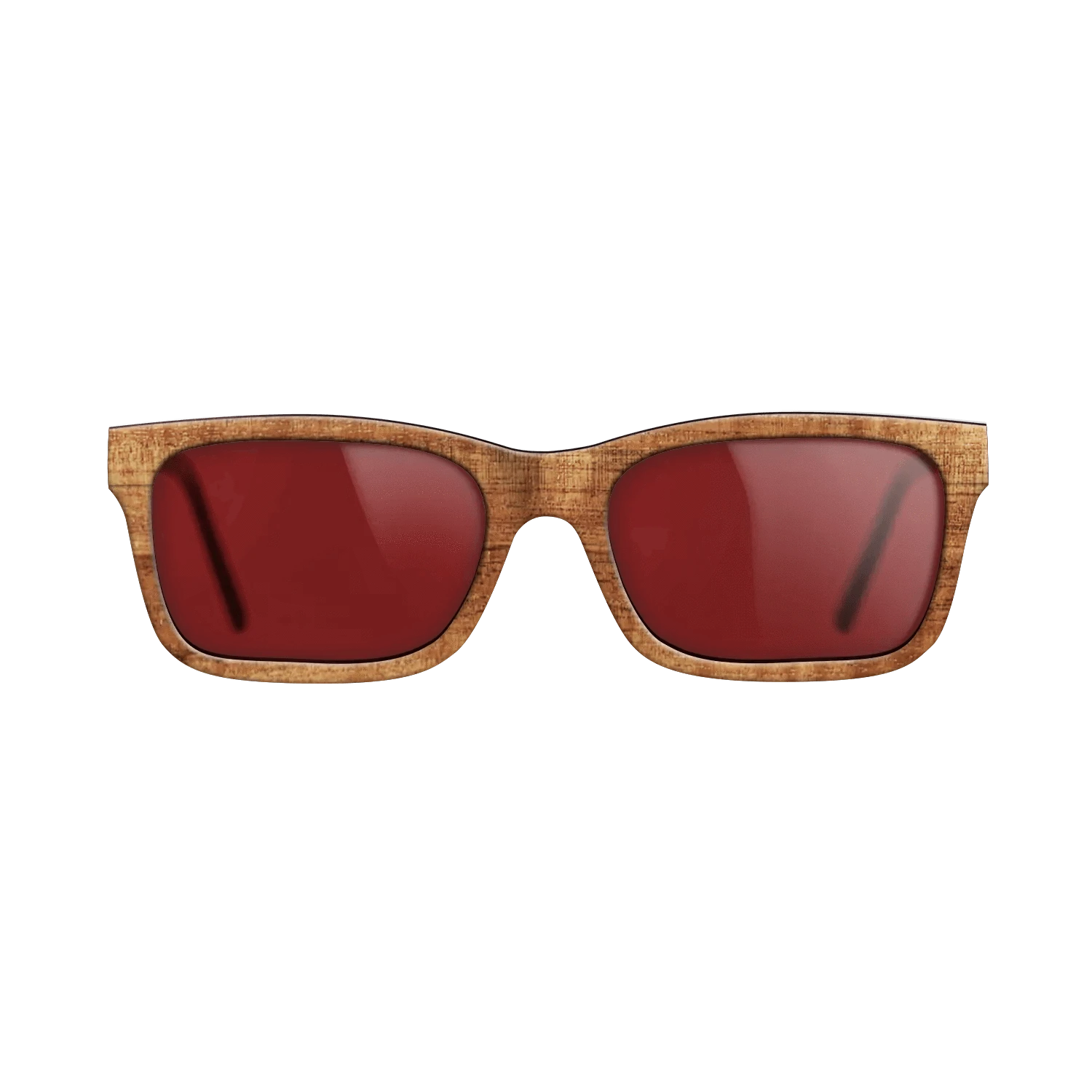 Walnut: Straight Grain,Koa: Single Cut - The Sage - Rectangle - 1645 - SIRIS wood optic