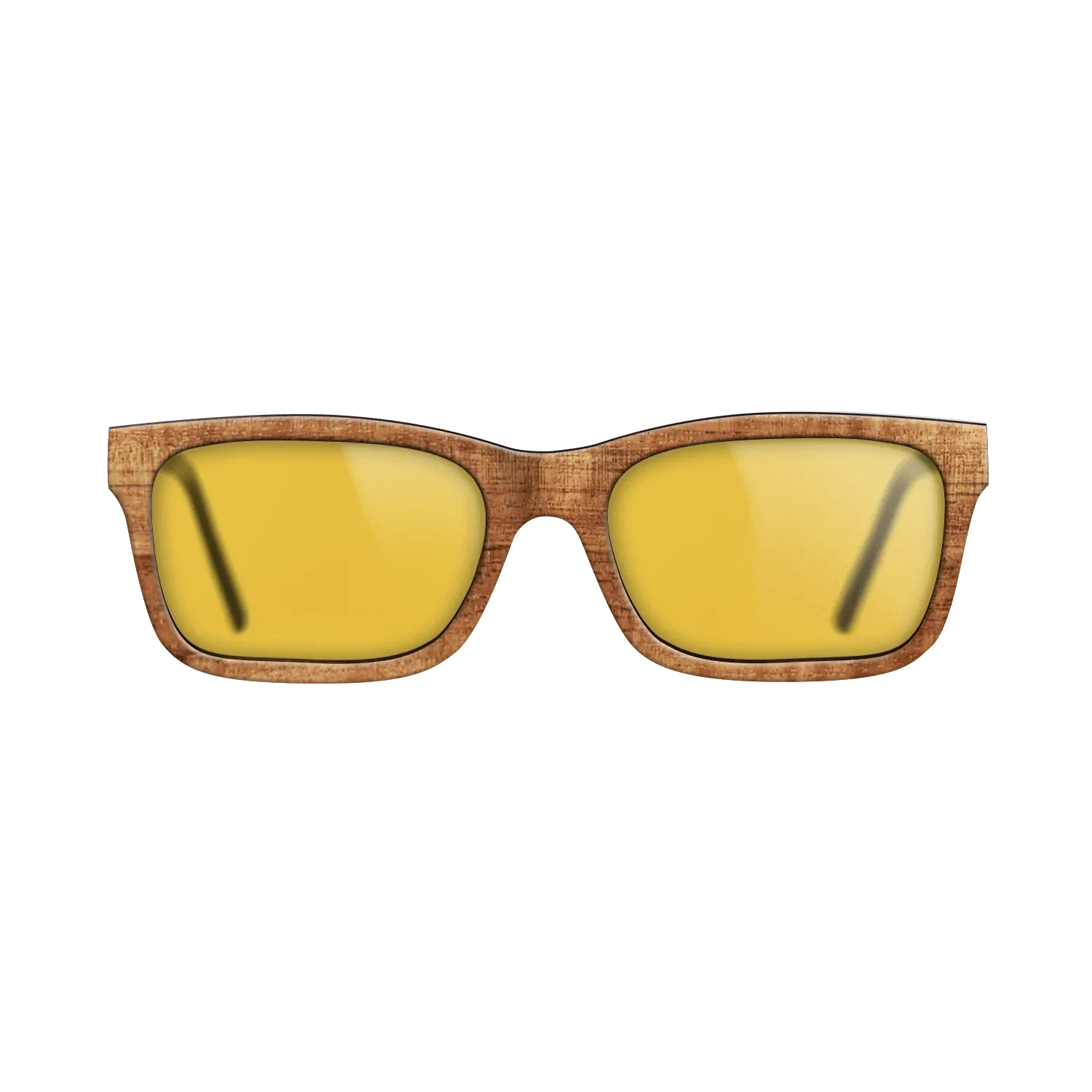 Walnut: Straight Grain,Koa: Single Cut - The Sage - Rectangle - 1645 - SIRIS wood optic