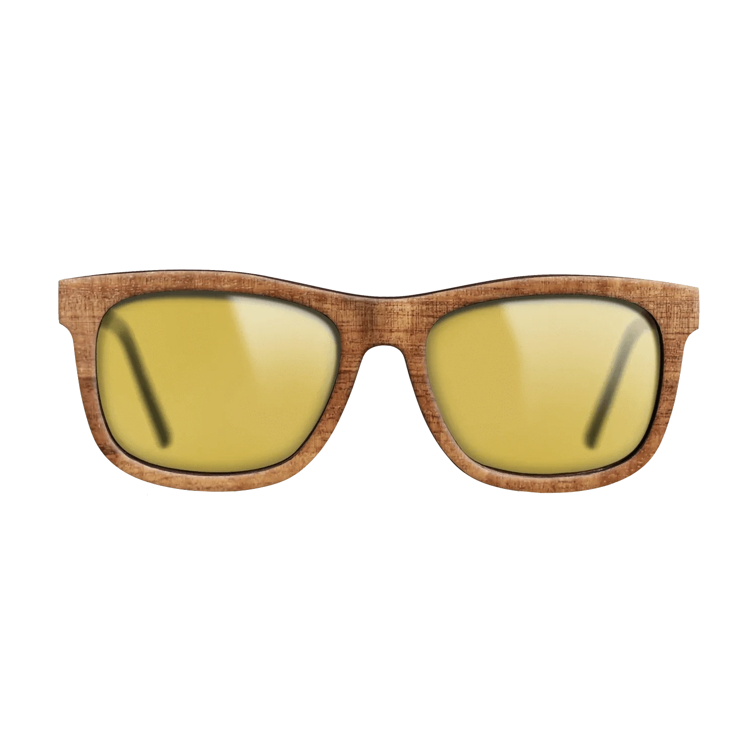 Walnut: Straight Grain,Koa: Single Cut - The Hero - Square - 1645 - SIRIS wood optic