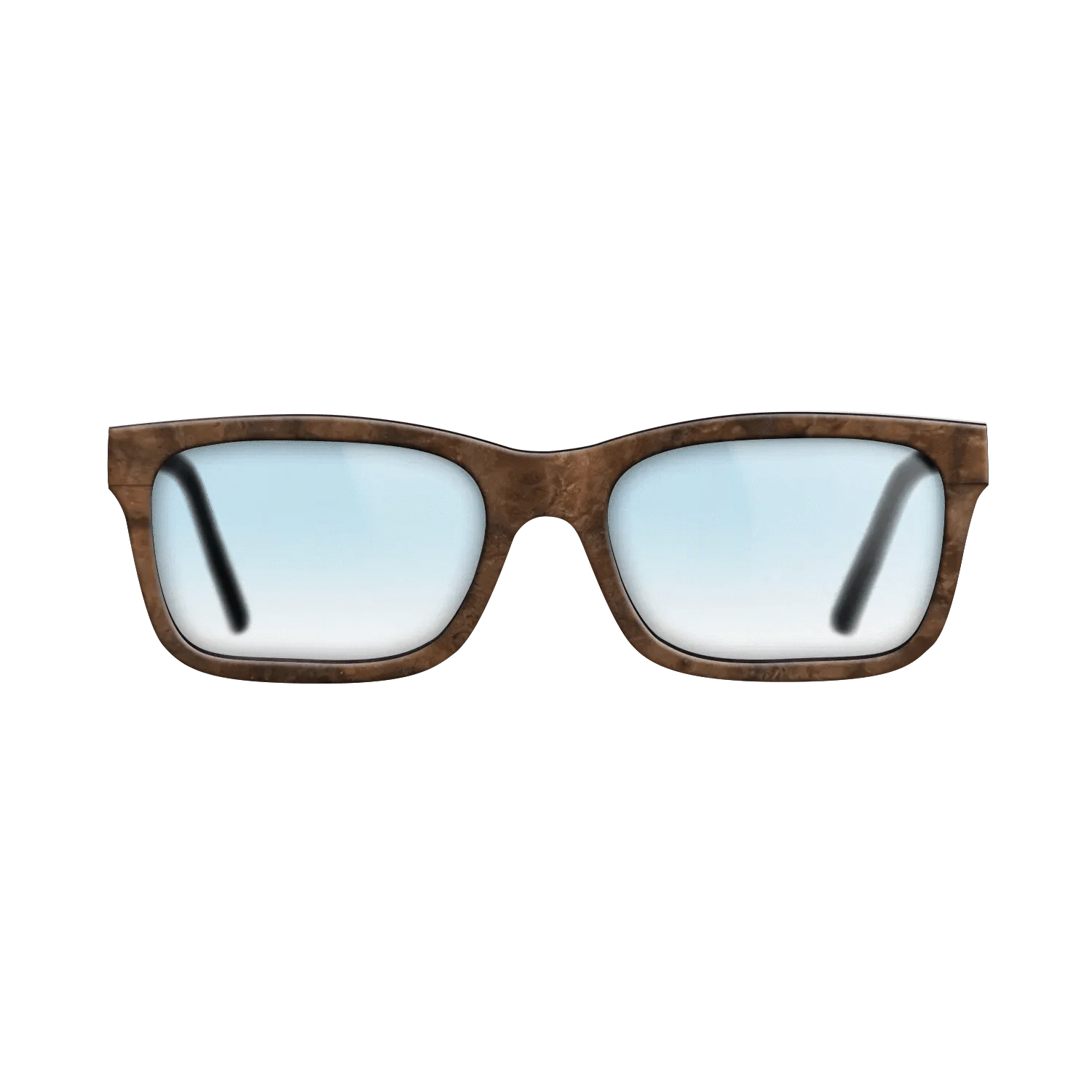 WalnutBurl Full Front Walnut - Core - The Sage - Rectangle - 2153 - SIRIS wood optic