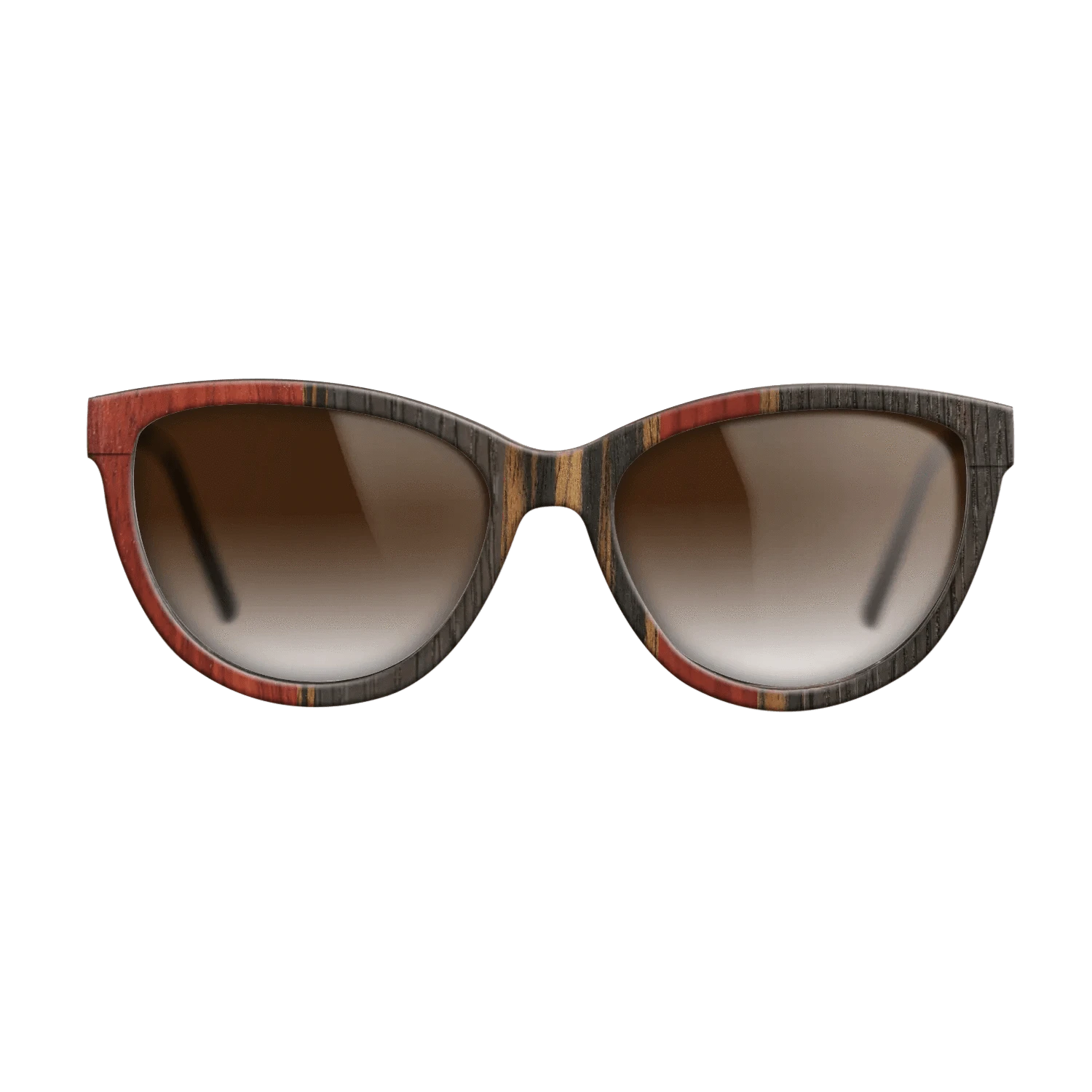 Poplar Dyed: Red,Fumed Oak,Italian Ebony: Binary - The Maiden - Cat - 1109 - SIRIS wood optic
