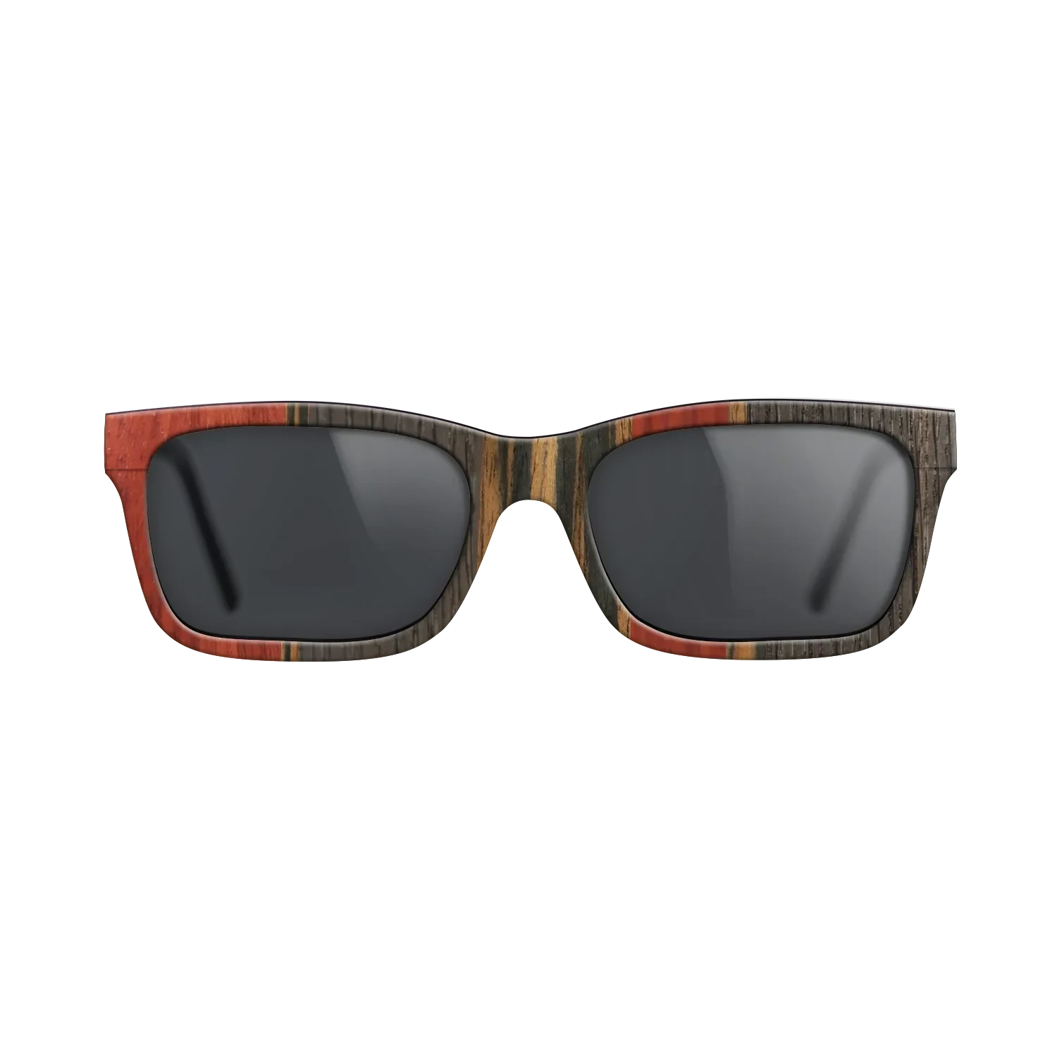 Poplar Dyed: Red,Fumed Oak,Italian Ebony: Binary - The Sage - Rectangle - 1109 - SIRIS wood optic