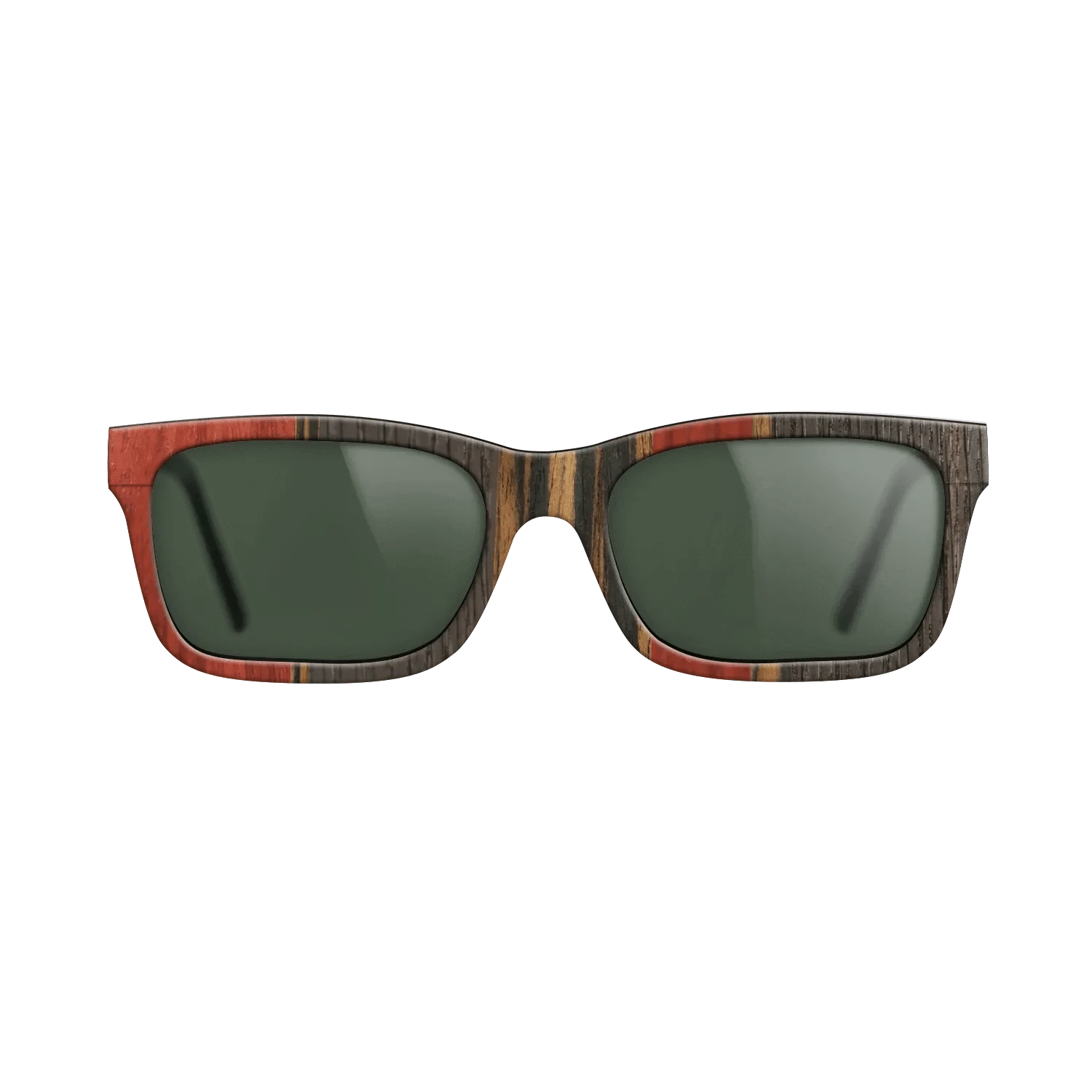 Poplar Dyed: Red,Fumed Oak,Italian Ebony: Binary - The Sage - Rectangle - 1109 - SIRIS wood optic