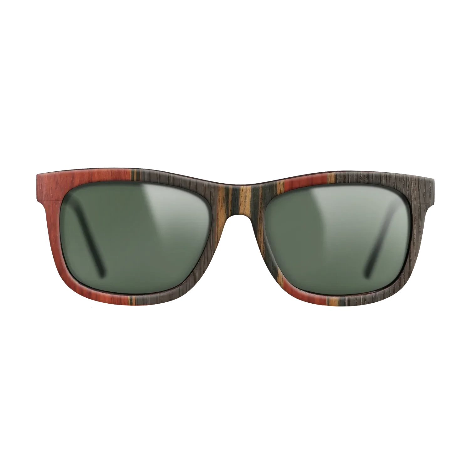 Poplar Dyed: Red,Fumed Oak,Italian Ebony: Binary - The Hero - Square - 1109 - SIRIS wood optic