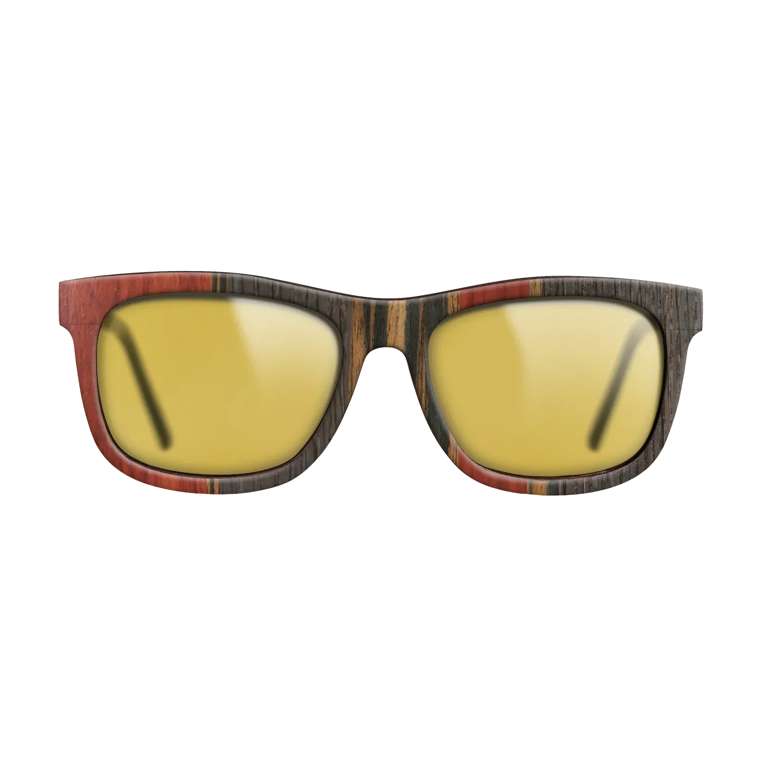 Poplar Dyed: Red,Fumed Oak,Italian Ebony: Binary - The Hero - Square - 1109 - SIRIS wood optic