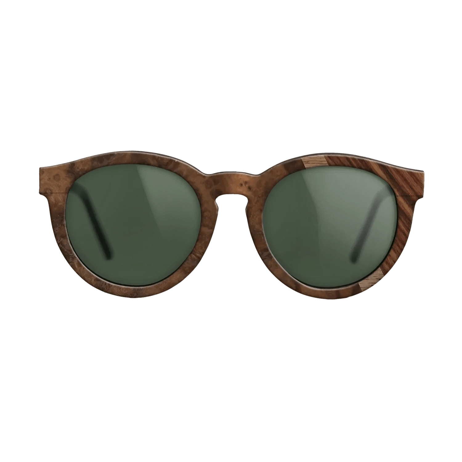 Walnut: Straight Grain,Walnut Burl,Kingwood: Angle Cut - The Rebel - Round - 764 - SIRIS wood optic