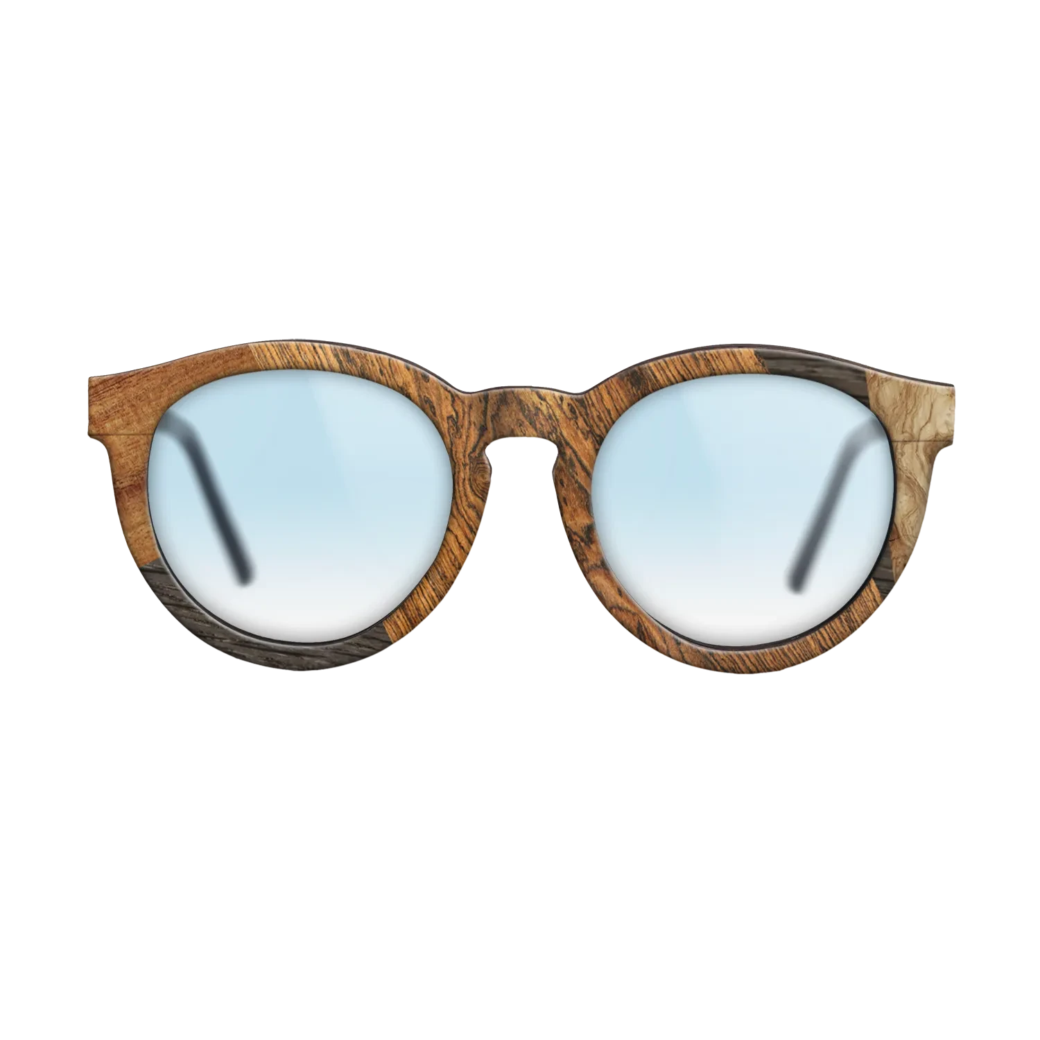 Santos Rosewood Dark,Fumed Oak,Bocote,Rosewood Reconstituted,Koa: Geometric - The Rebel - Round - 1473 - SIRIS wood optic