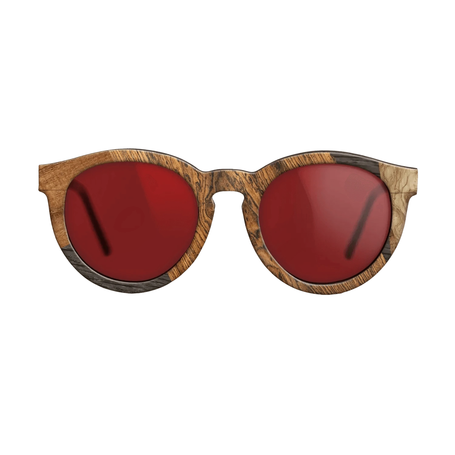 Santos Rosewood Dark,Fumed Oak,Bocote,Rosewood Reconstituted,Koa: Geometric - The Rebel - Round - 1473 - SIRIS wood optic