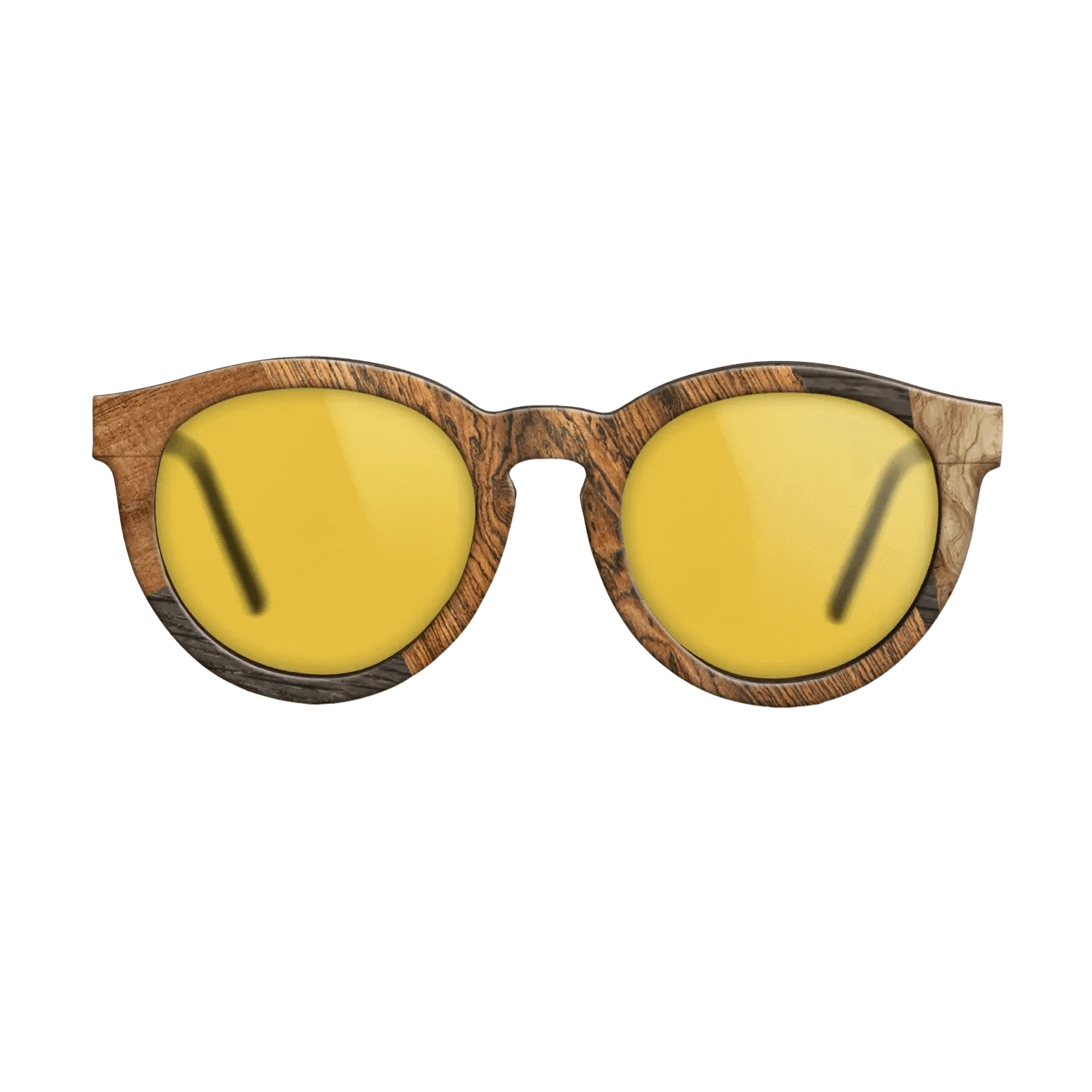 Santos Rosewood Dark,Fumed Oak,Bocote,Rosewood Reconstituted,Koa: Geometric - The Rebel - Round - 1473 - SIRIS wood optic